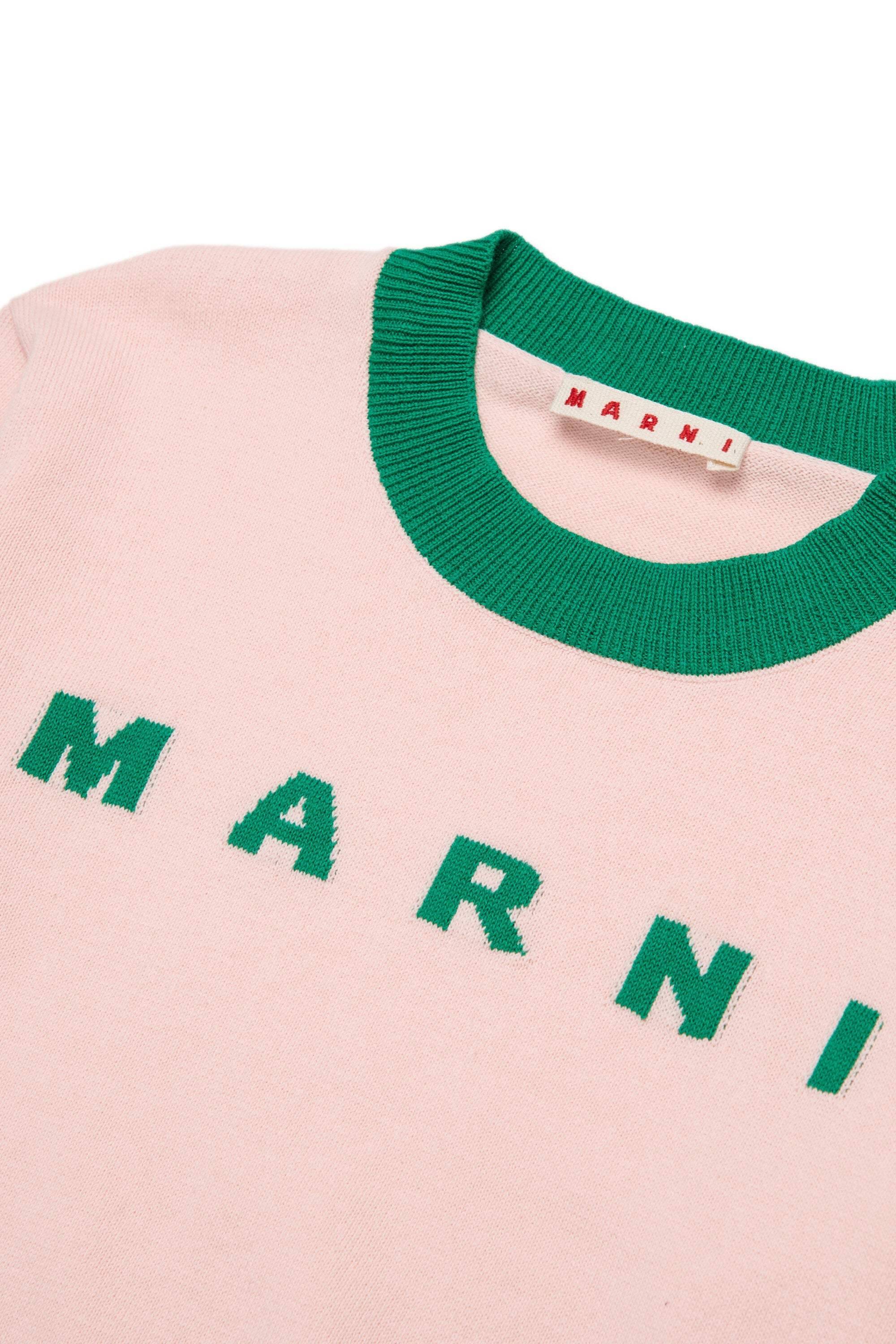 ロゴ入りクルーネックプルオーバー