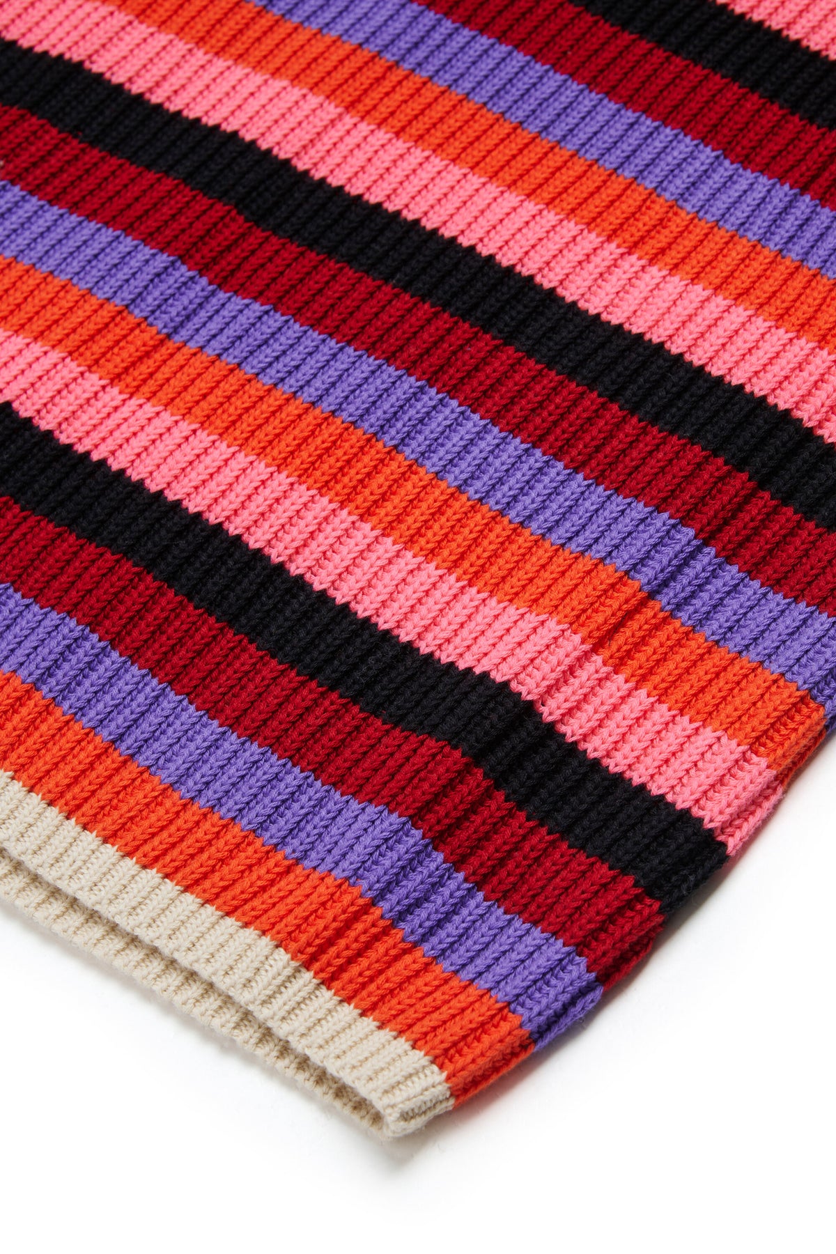 Striped dress with logo