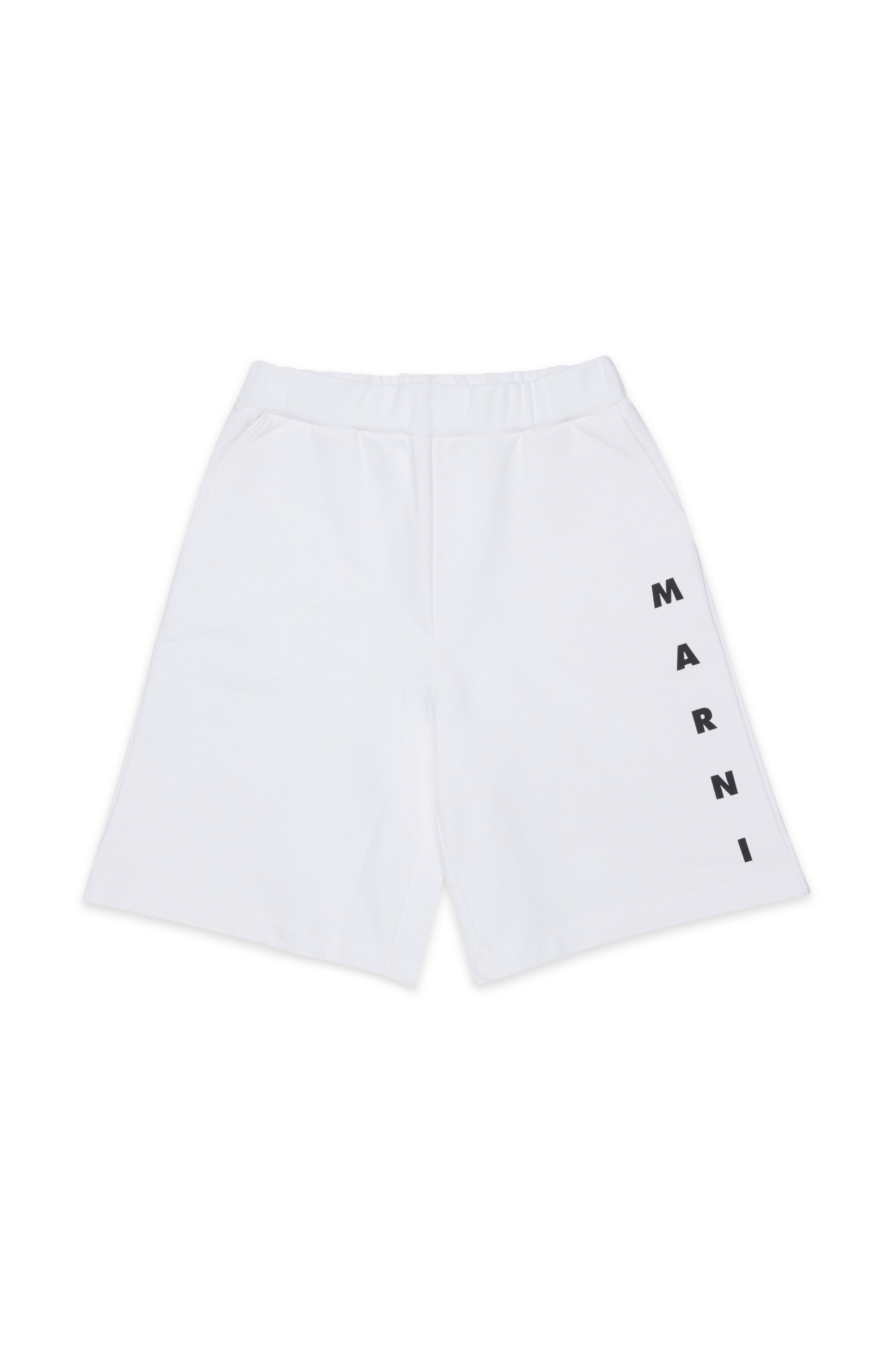 Logo fleece shorts