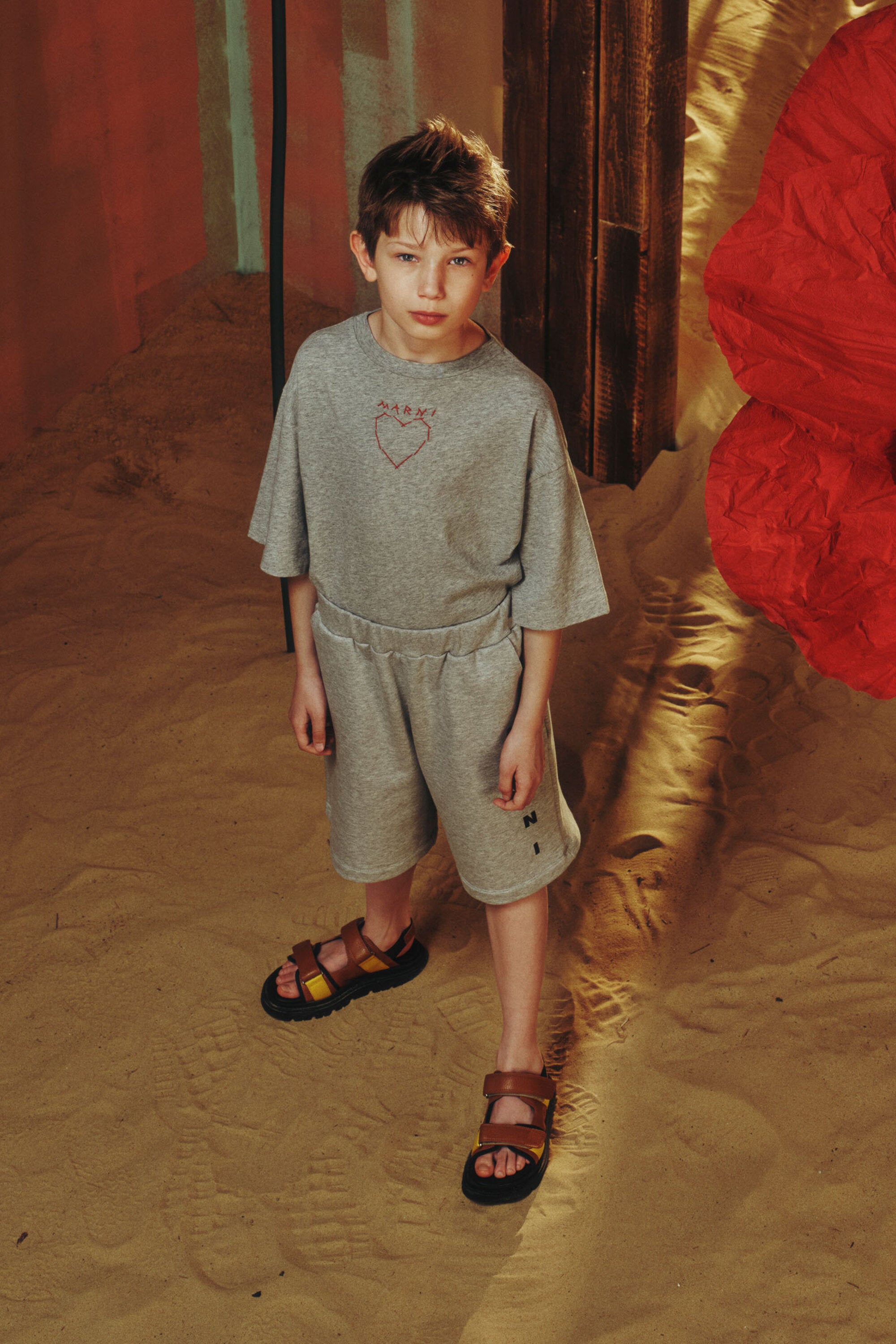 ロゴ入りスウェットショーツ