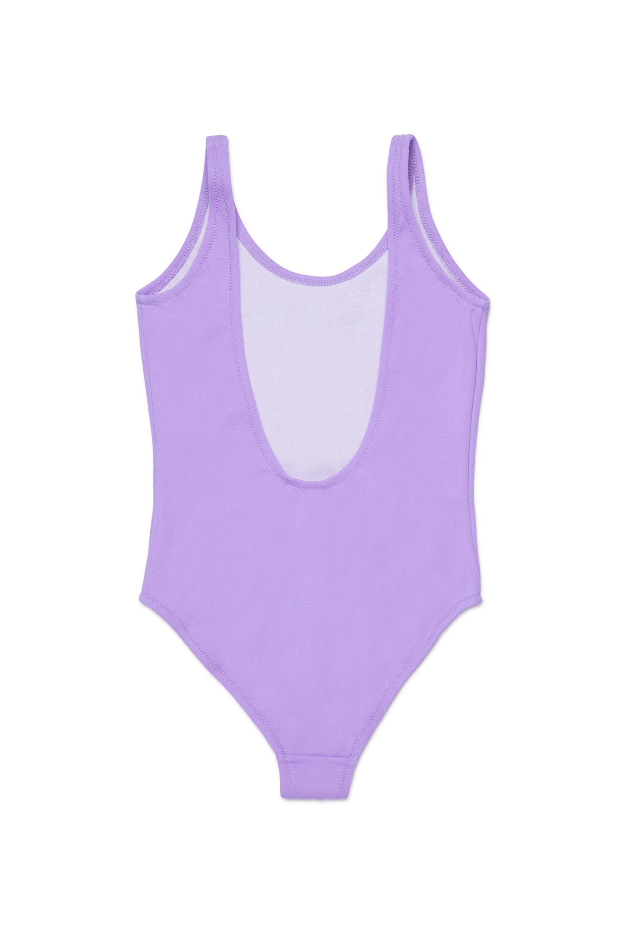 One-piece swimsuit with logo