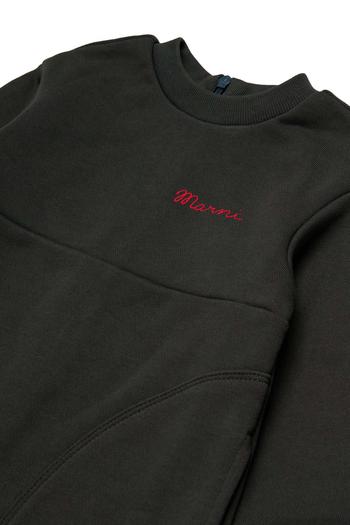 Fleece dress with logo
