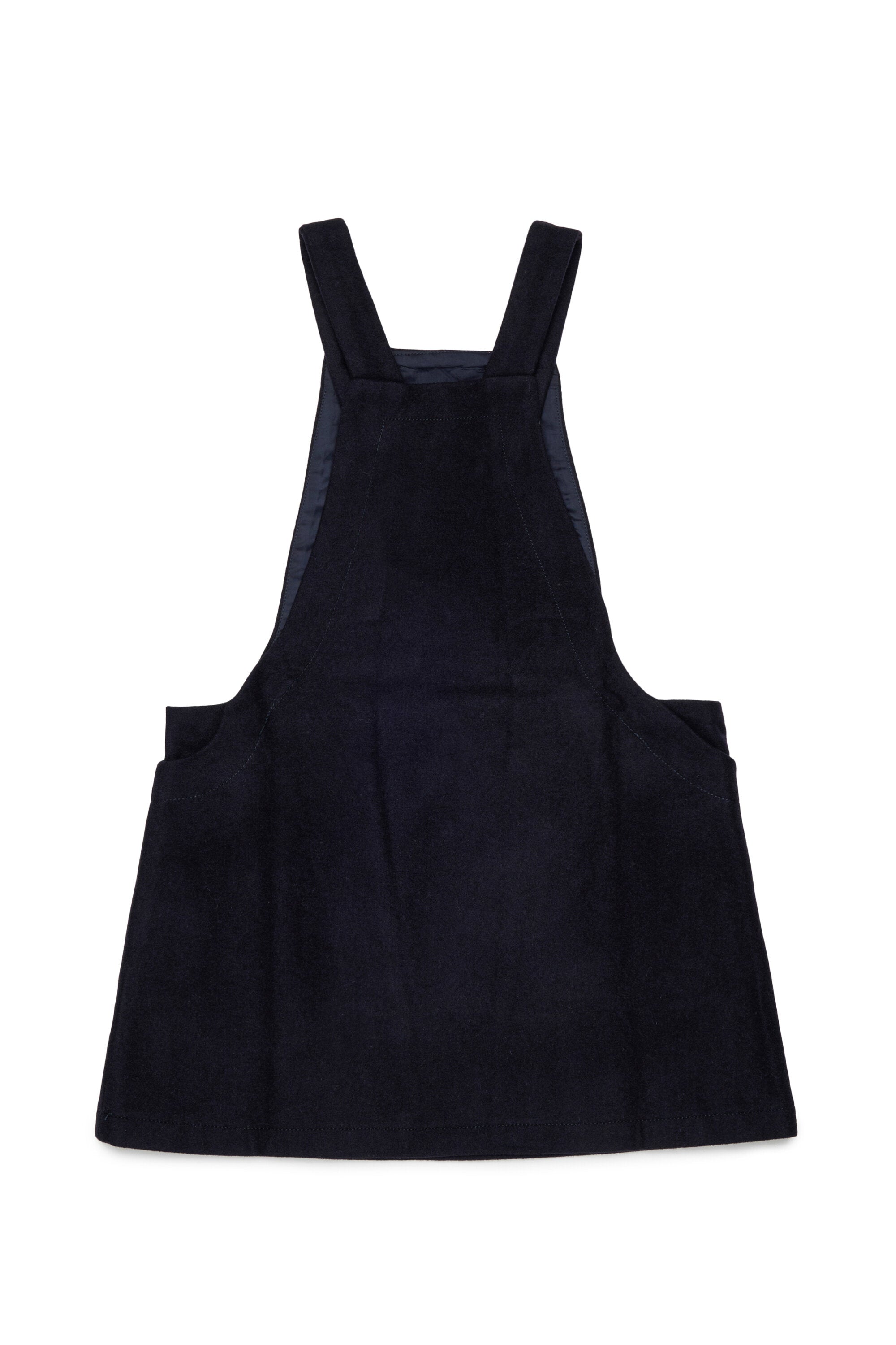 Dungaree dress with logo