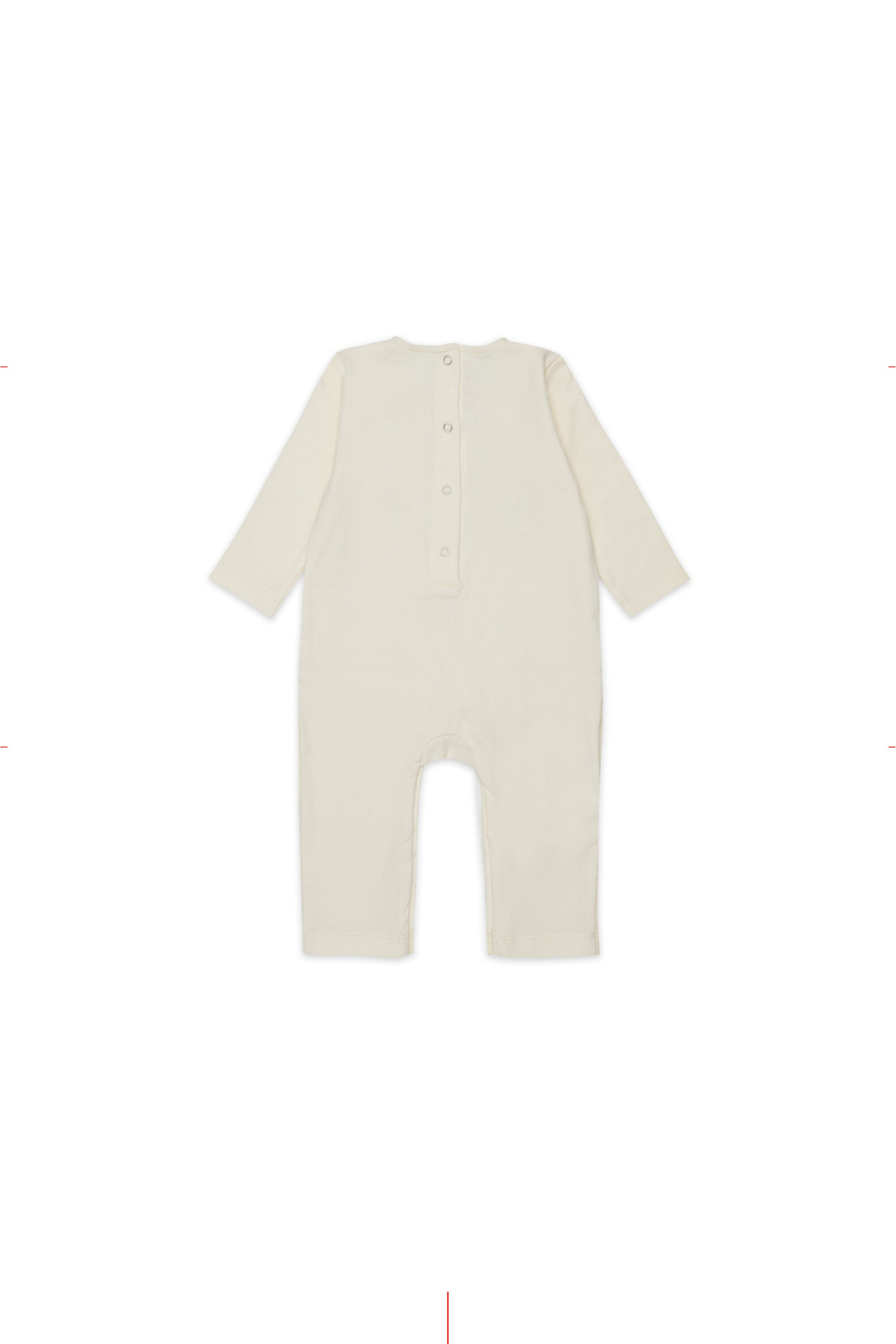 Baby jumpsuit with front print
