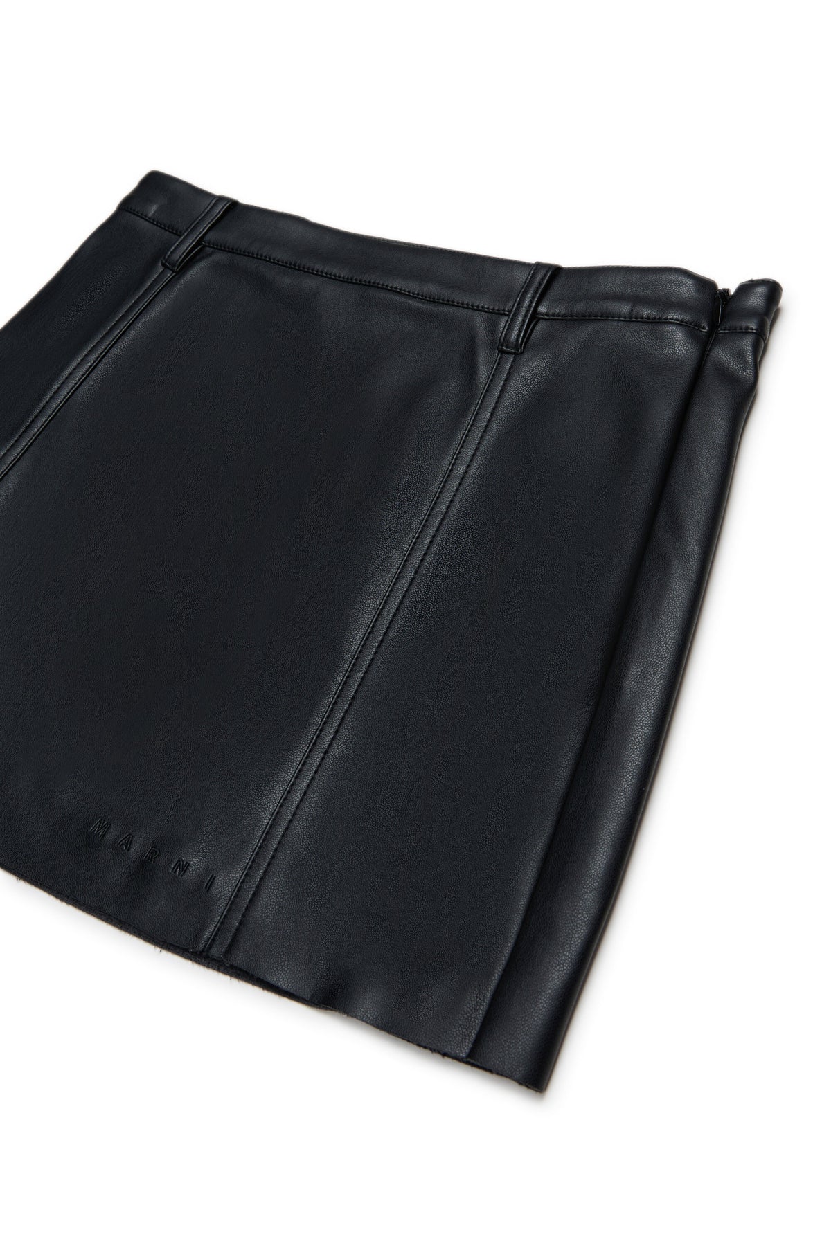 Mini skirt with logo