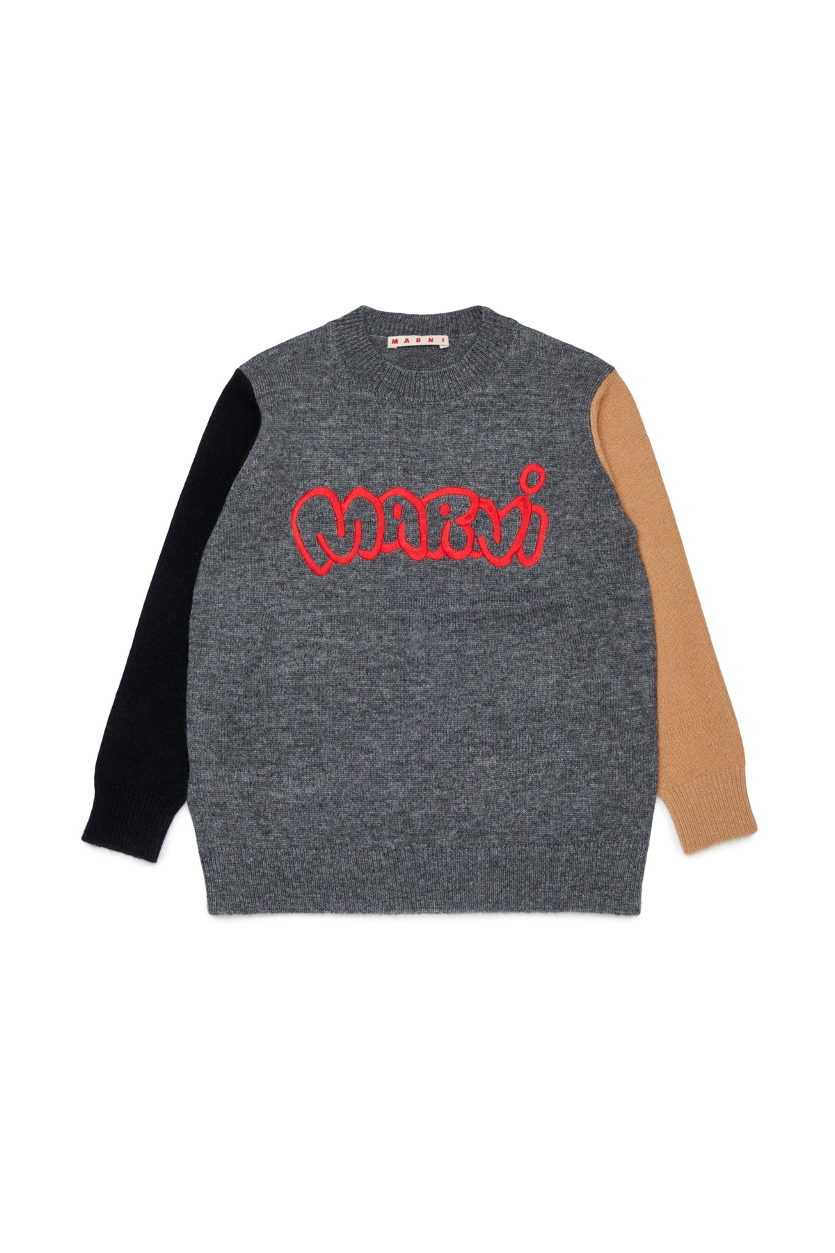 Crew-neck pullover with logo