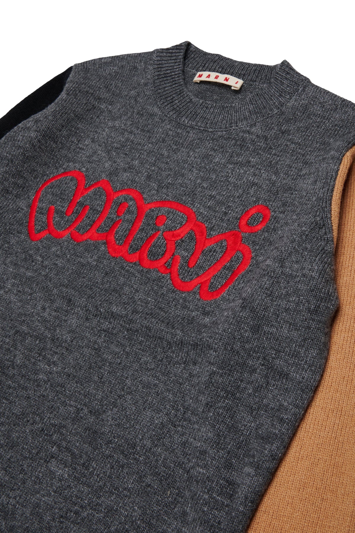 Crew-neck pullover with logo