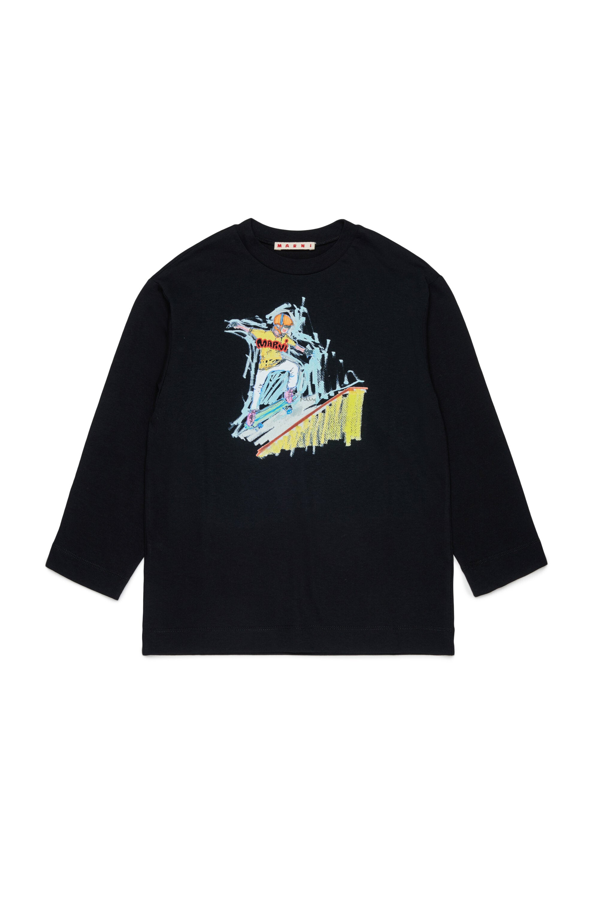 ロゴ入り長袖Tシャツ