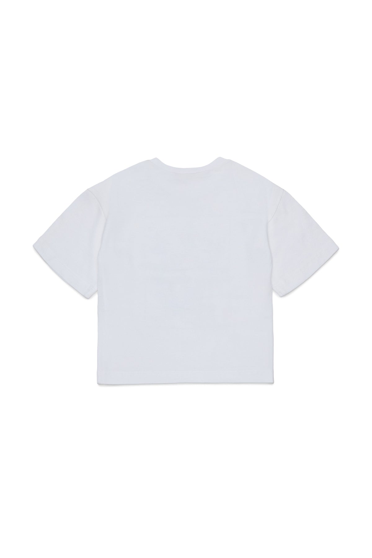 飛行機とロゴプリントのTシャツ