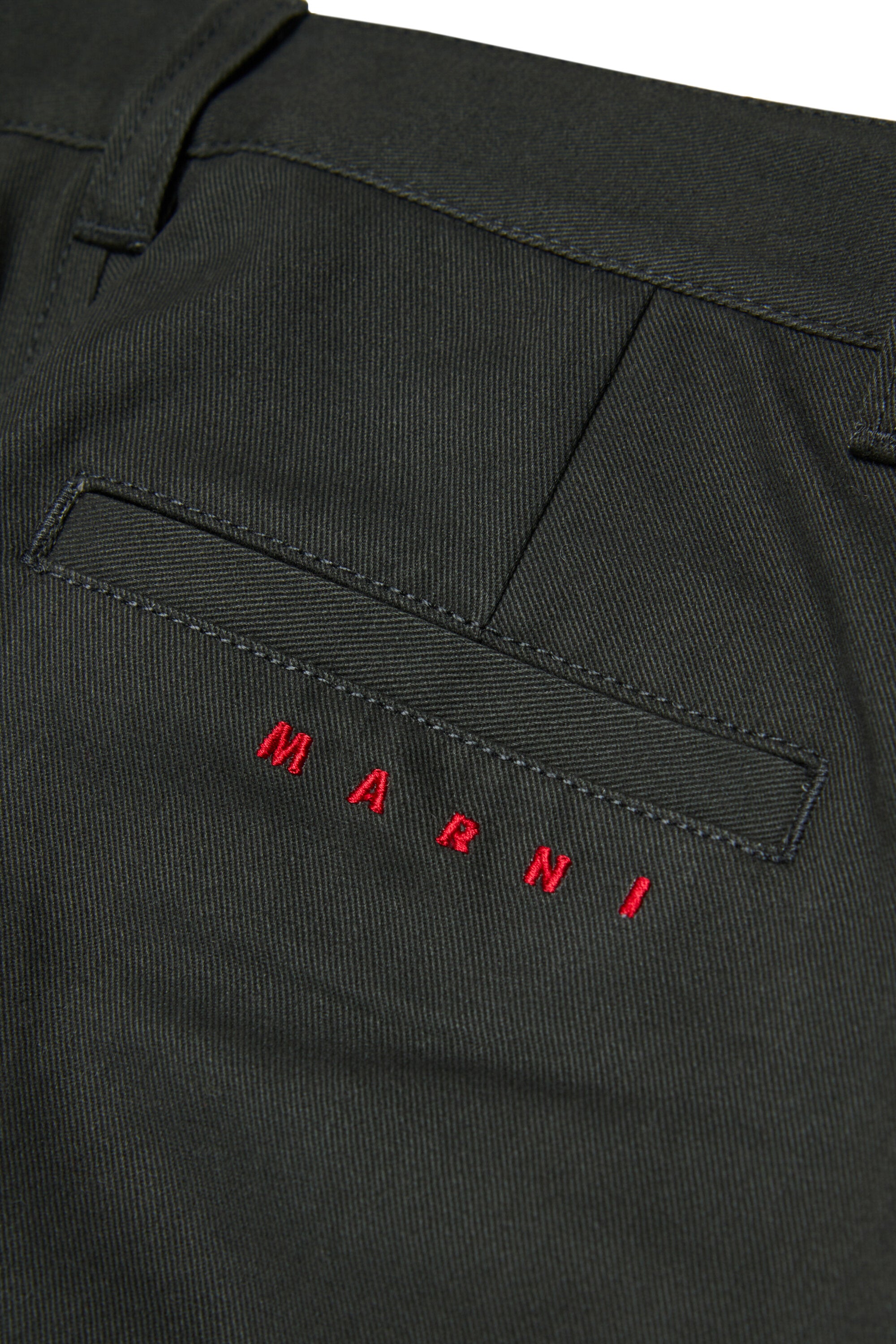 Chino pants with logo