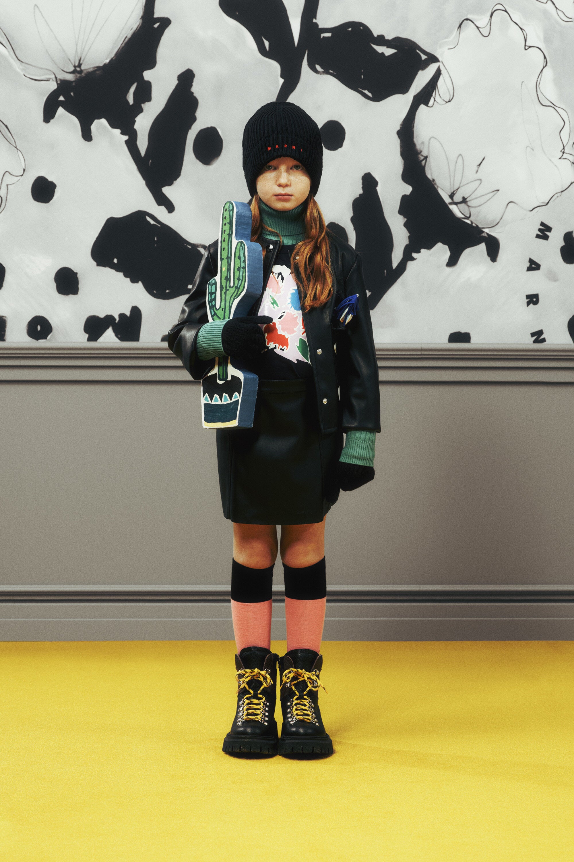 Crew-neck jacket with printed logo