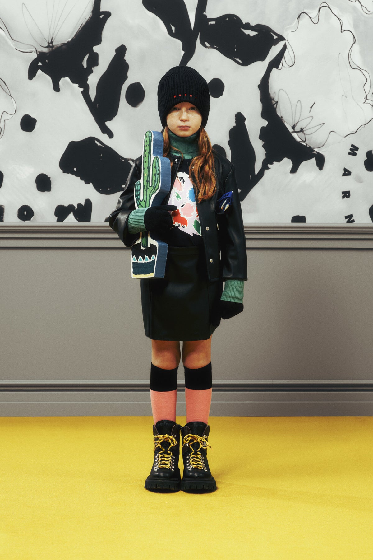 Crew-neck jacket with printed logo