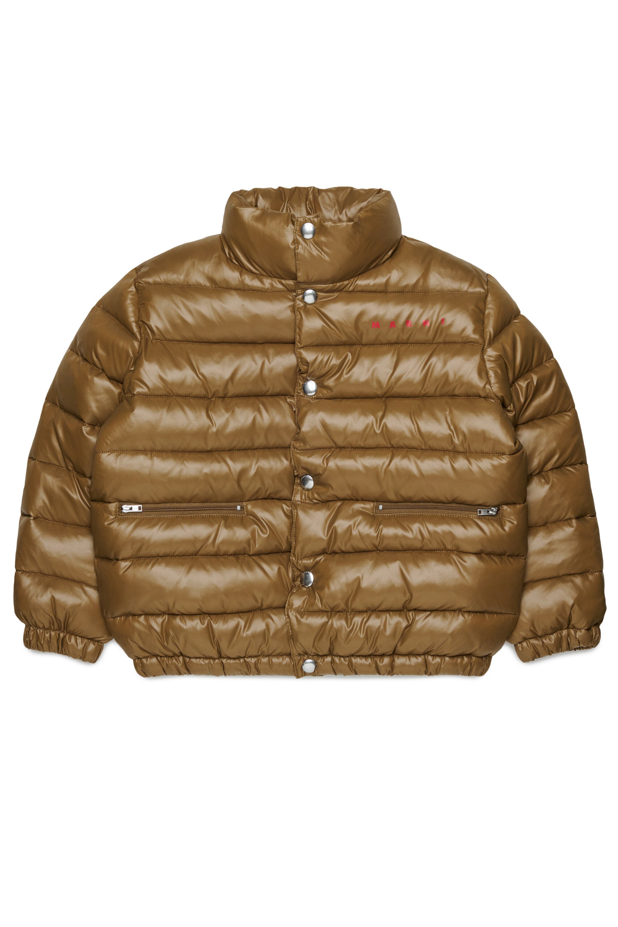 Padded jacket with logo