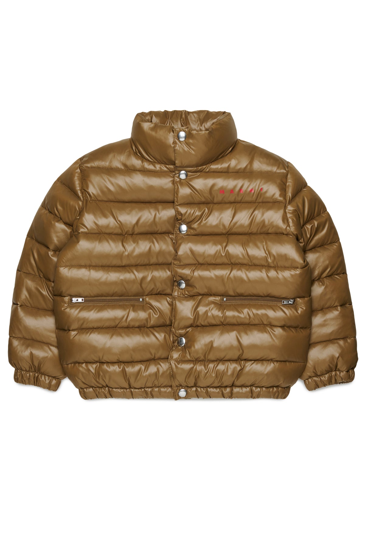 Padded jacket with logo
