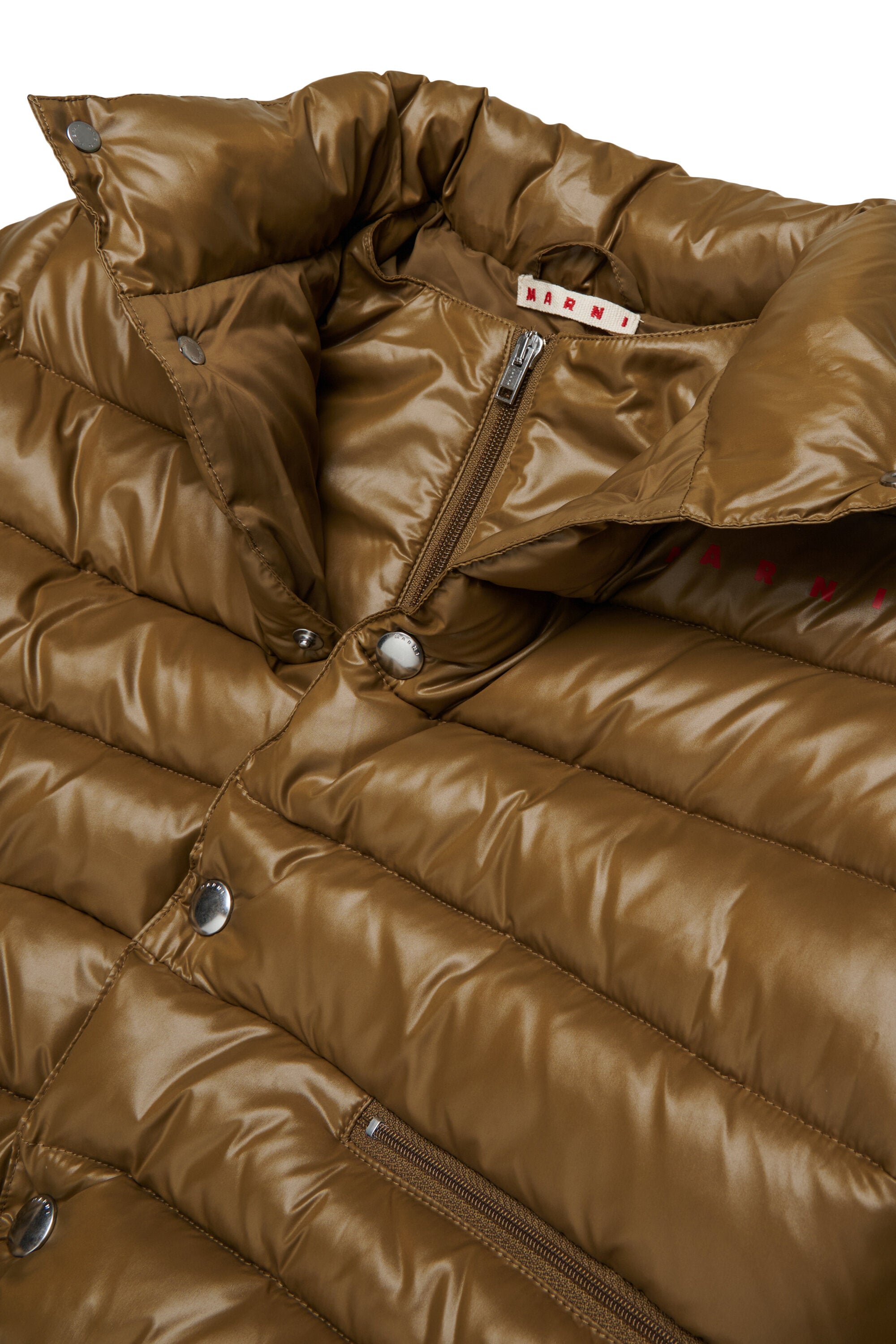 Padded jacket with logo