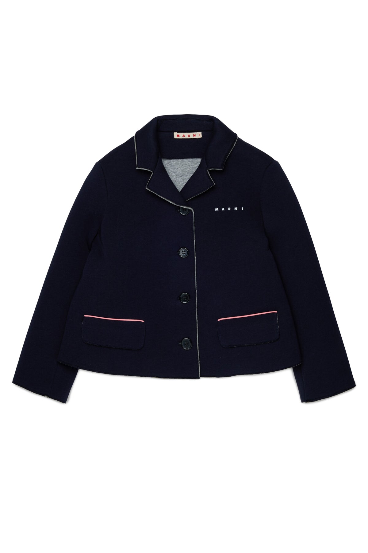 Blazer jacket with logo