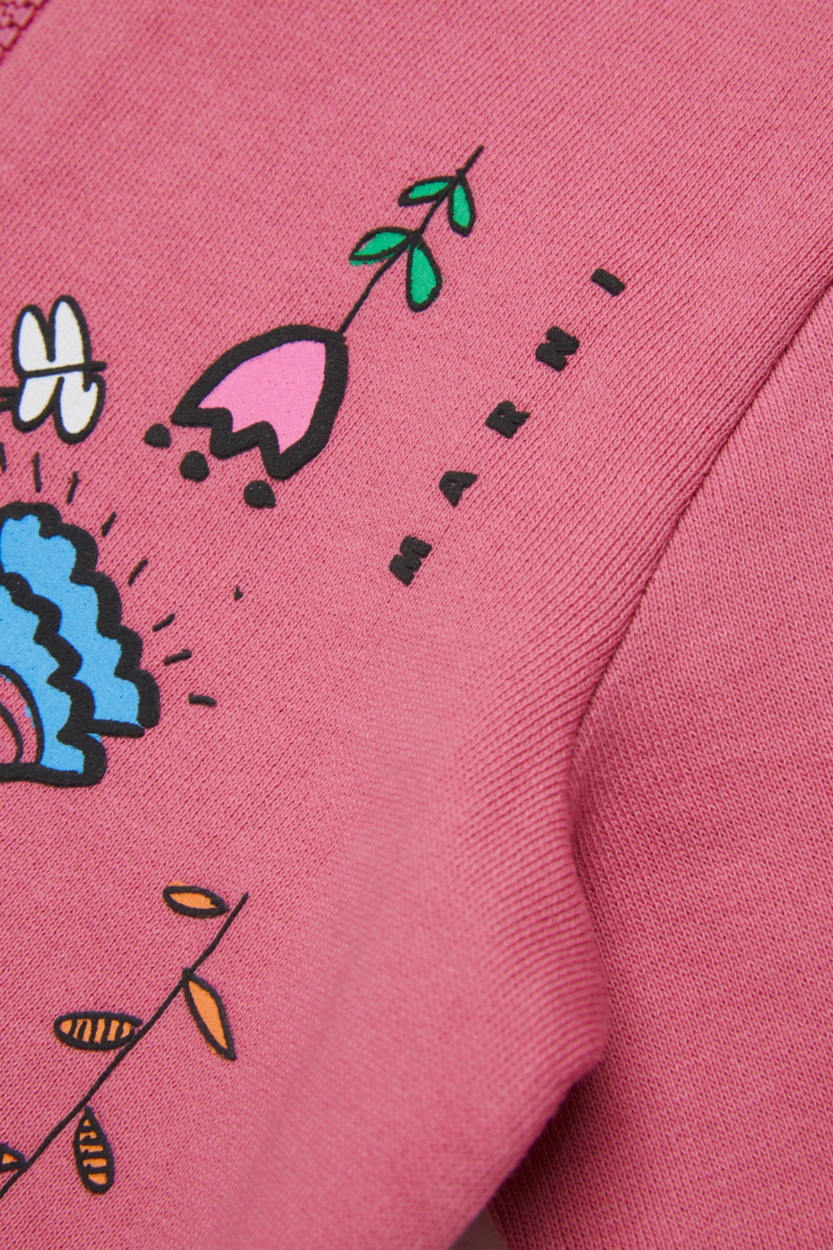 Zip-up sweatshirt with logo
