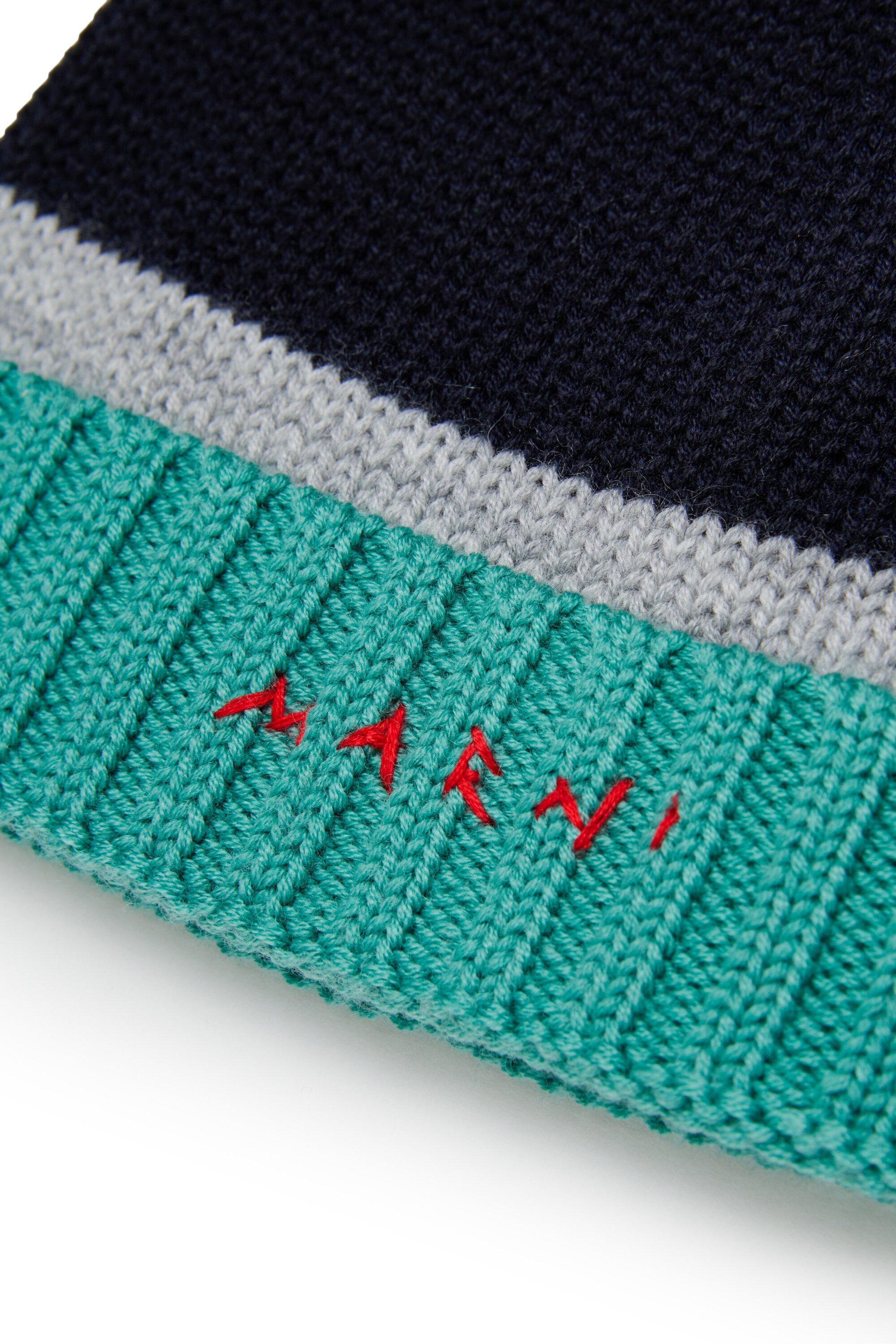 Turn-up beanie with front logo