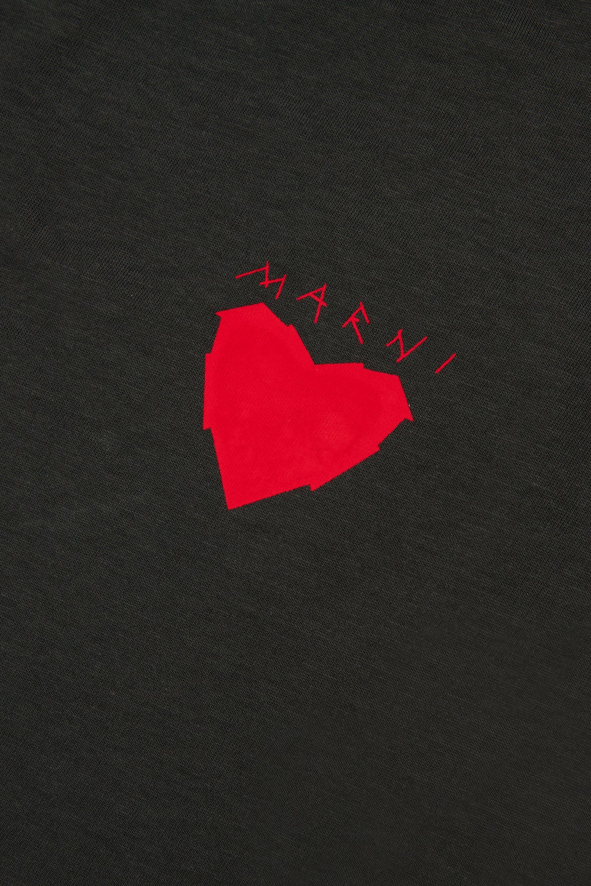 T-shirt with printed heart