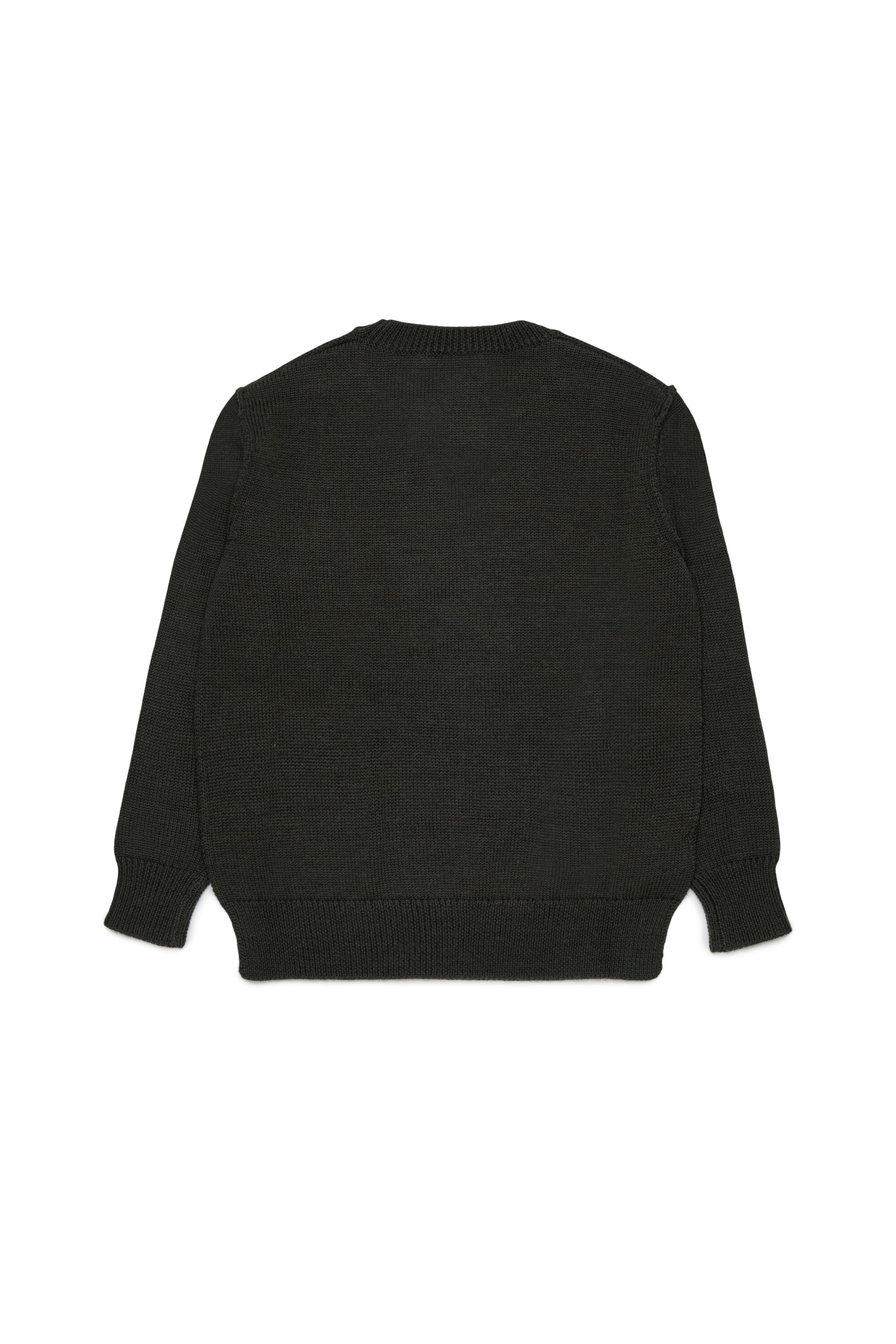 Crew-neck pullover with logo