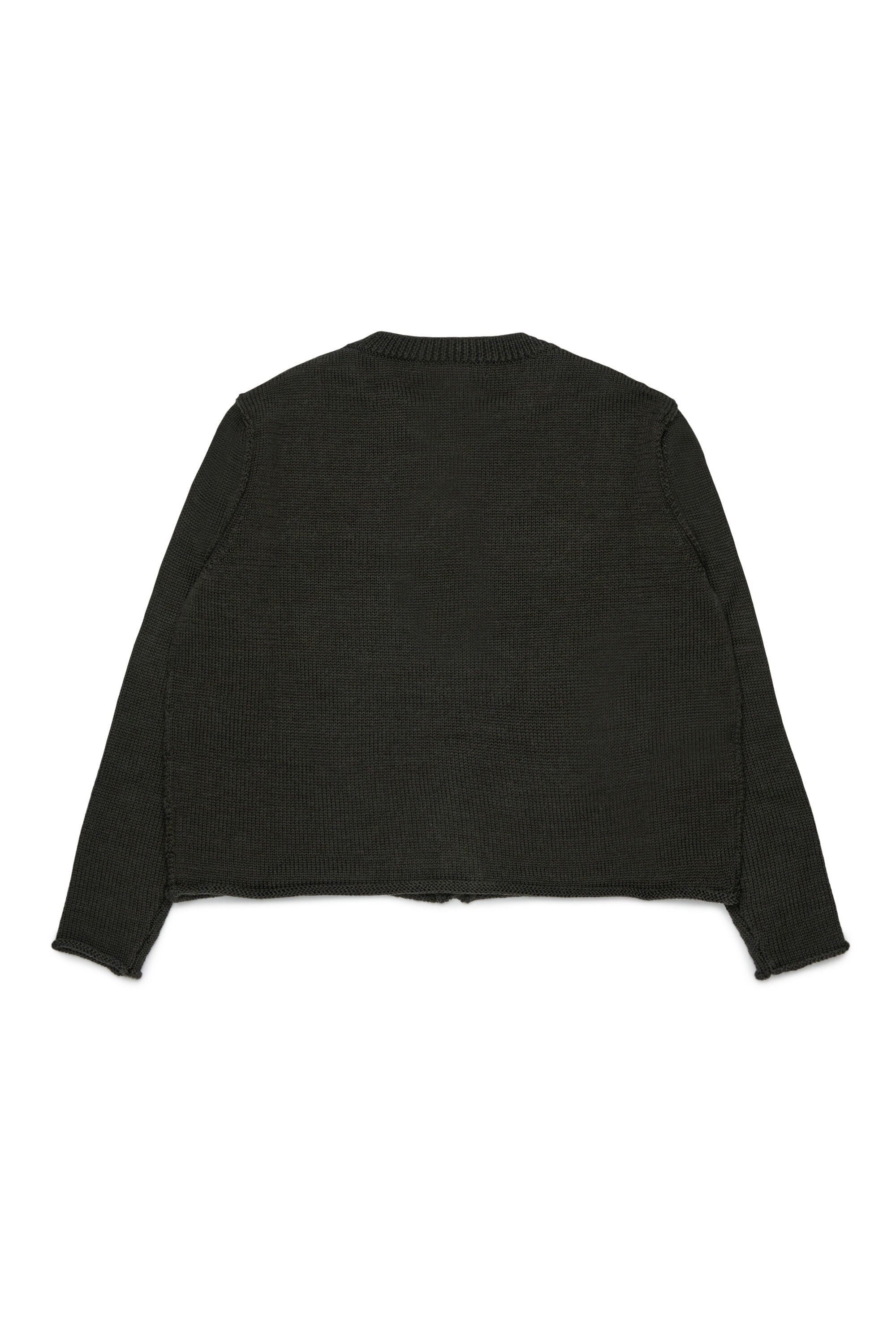 Knitted cardigan with logo