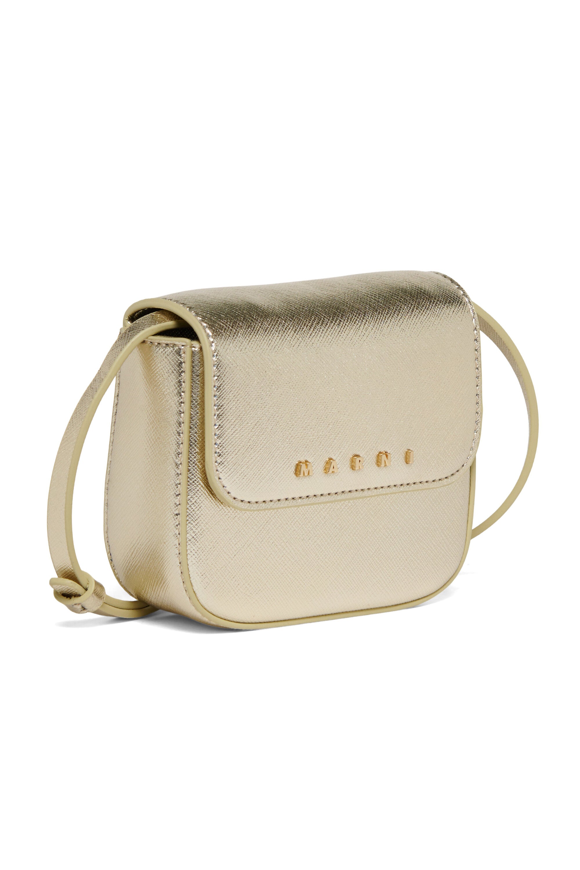 Punk crossbody bag with front flap