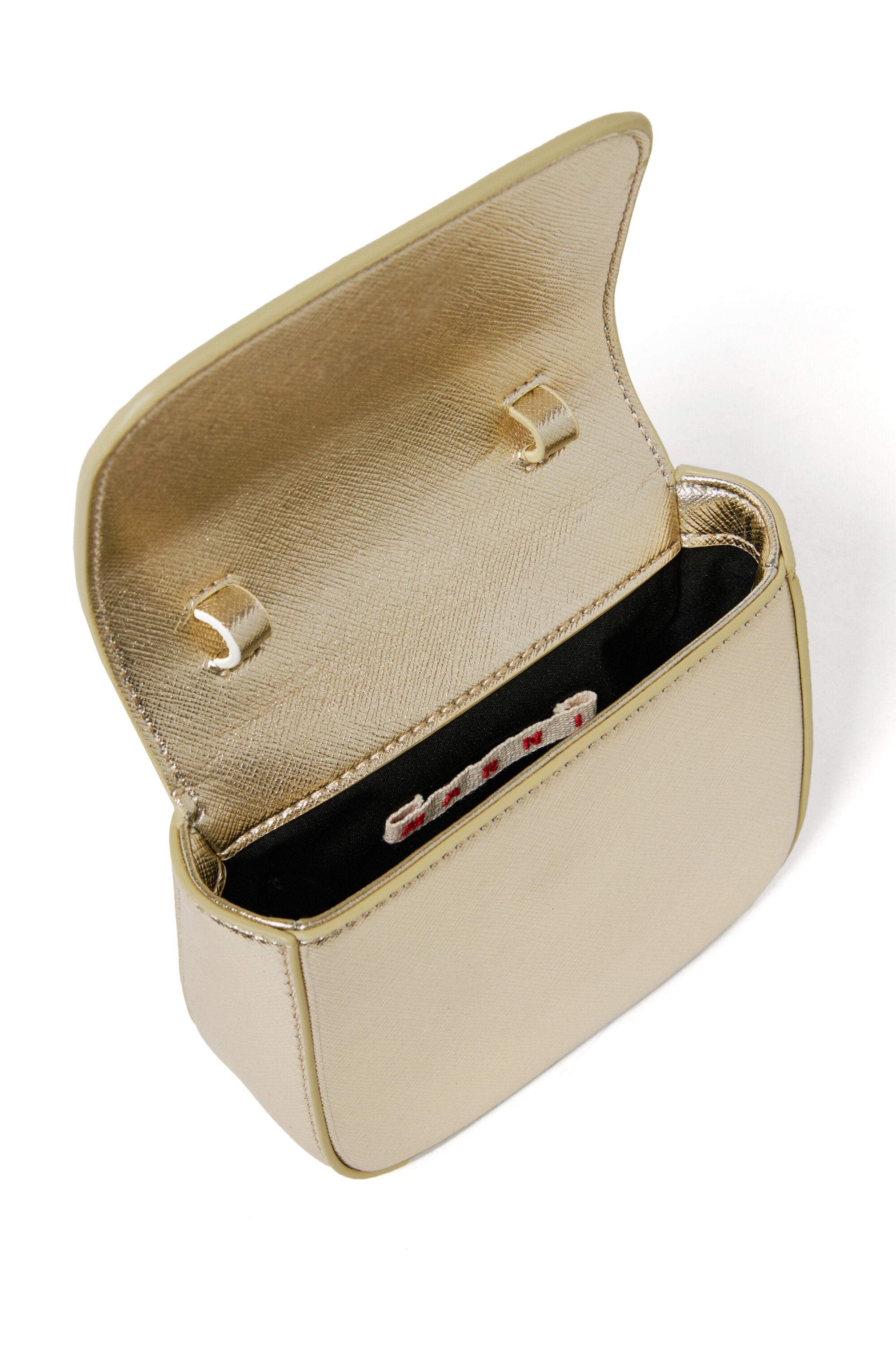 Punk crossbody bag with front flap