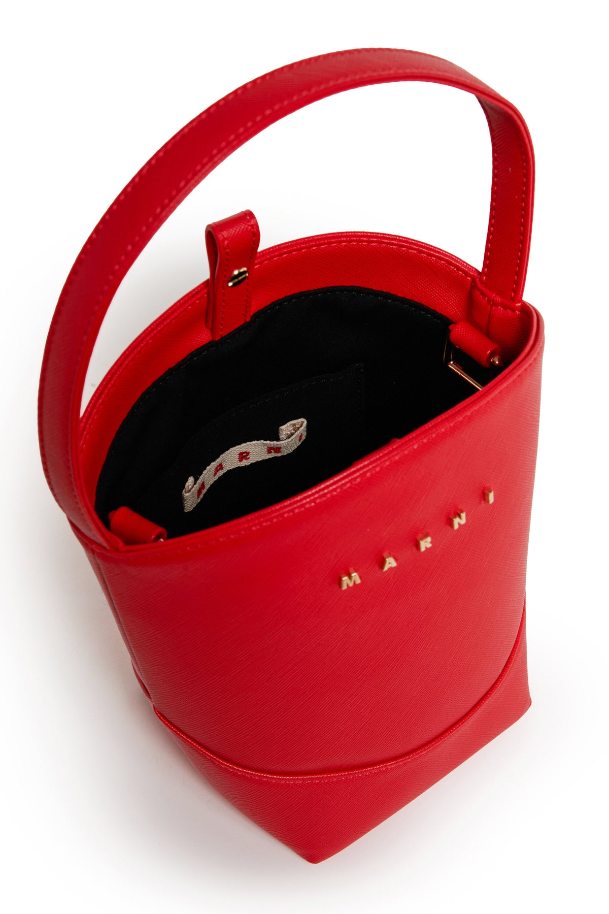 Flower basket crossbody bag with logo