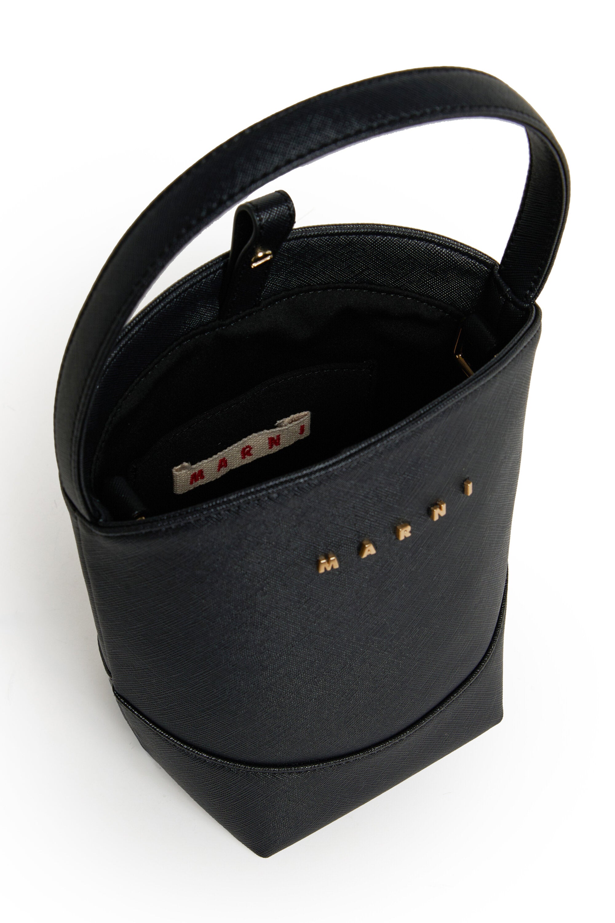 Flower basket crossbody bag with logo