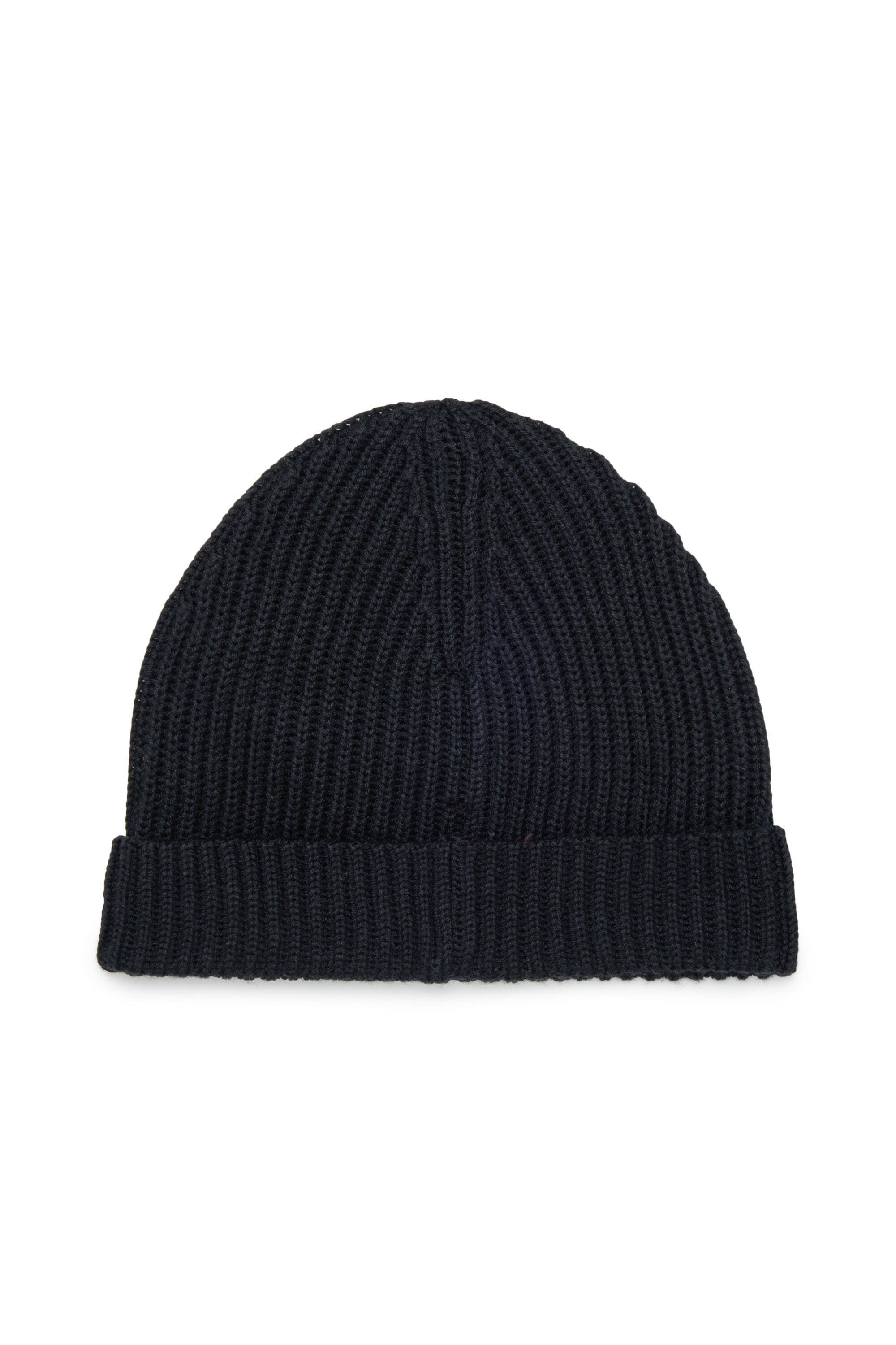 Ribbed beanie with logo