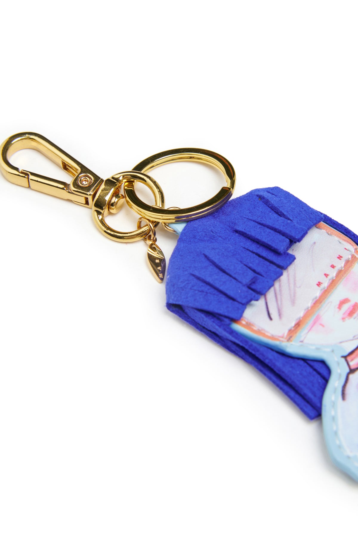 フラワープリントのチャームフィギュリン