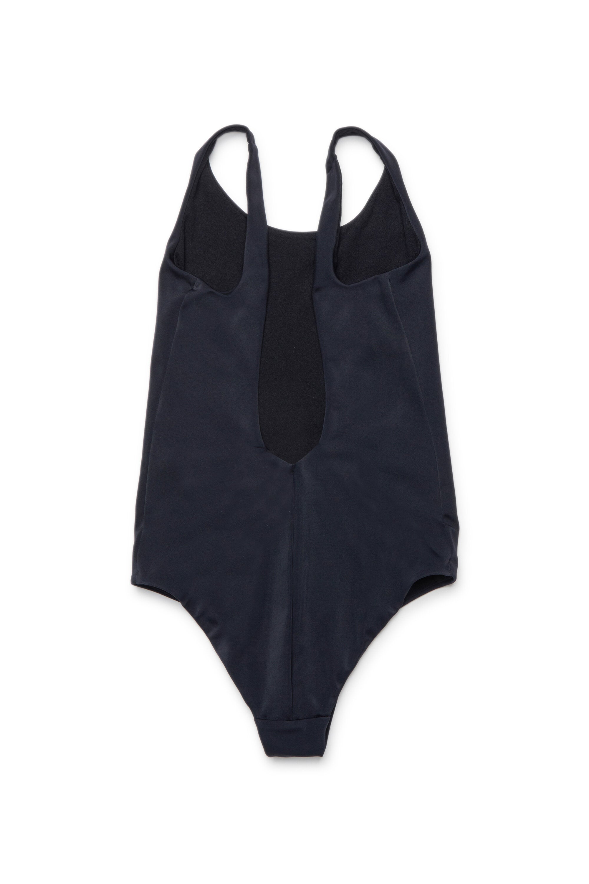 One-piece swimsuit with logo