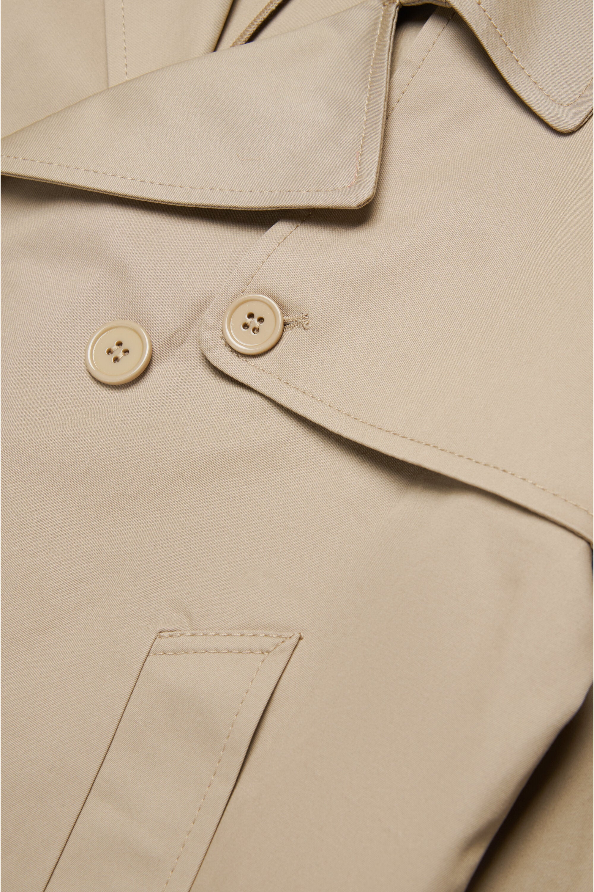 ダブルブレスト・リカット・トレンチジャケット