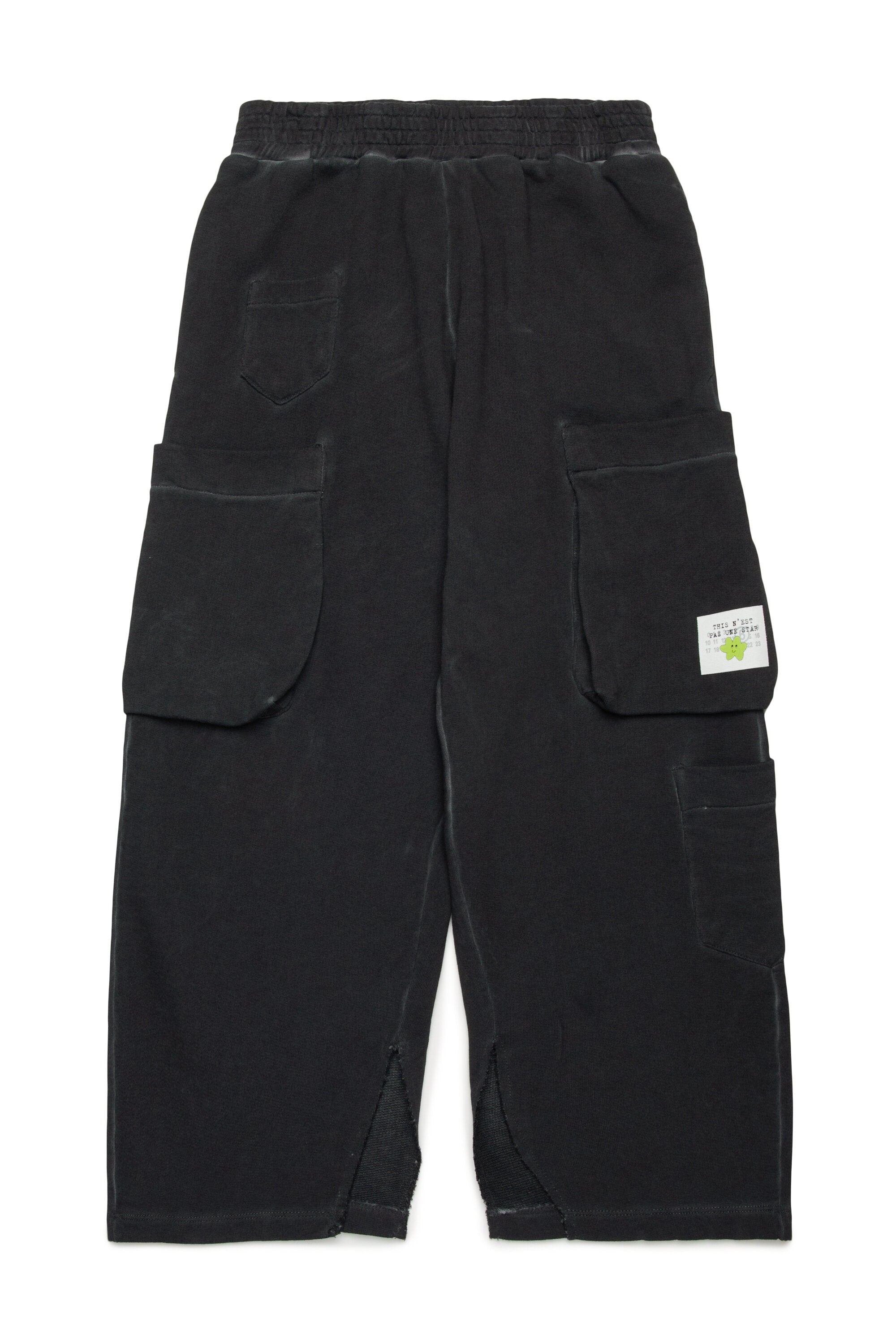 Fleece cargo pants