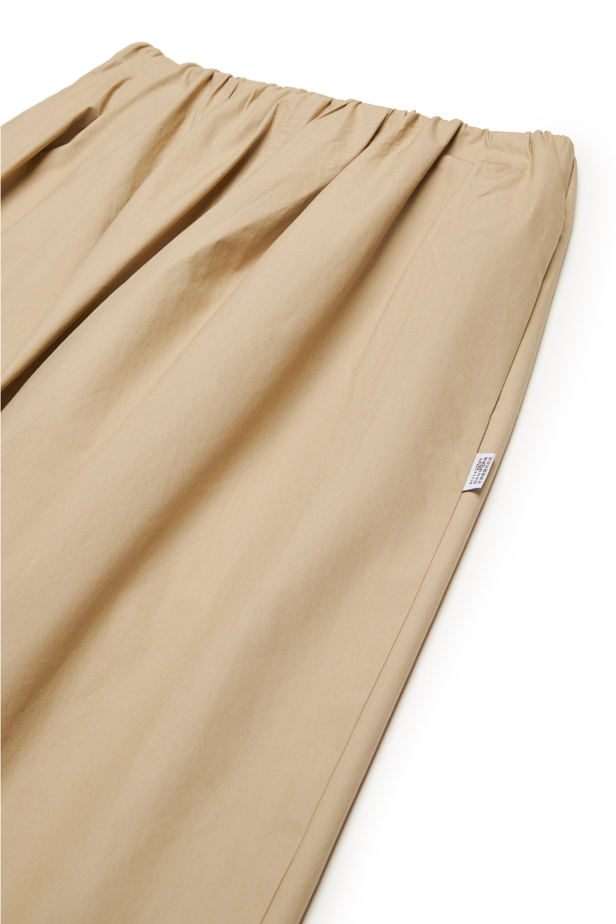 ギャザー入りワイドレッグパンツ