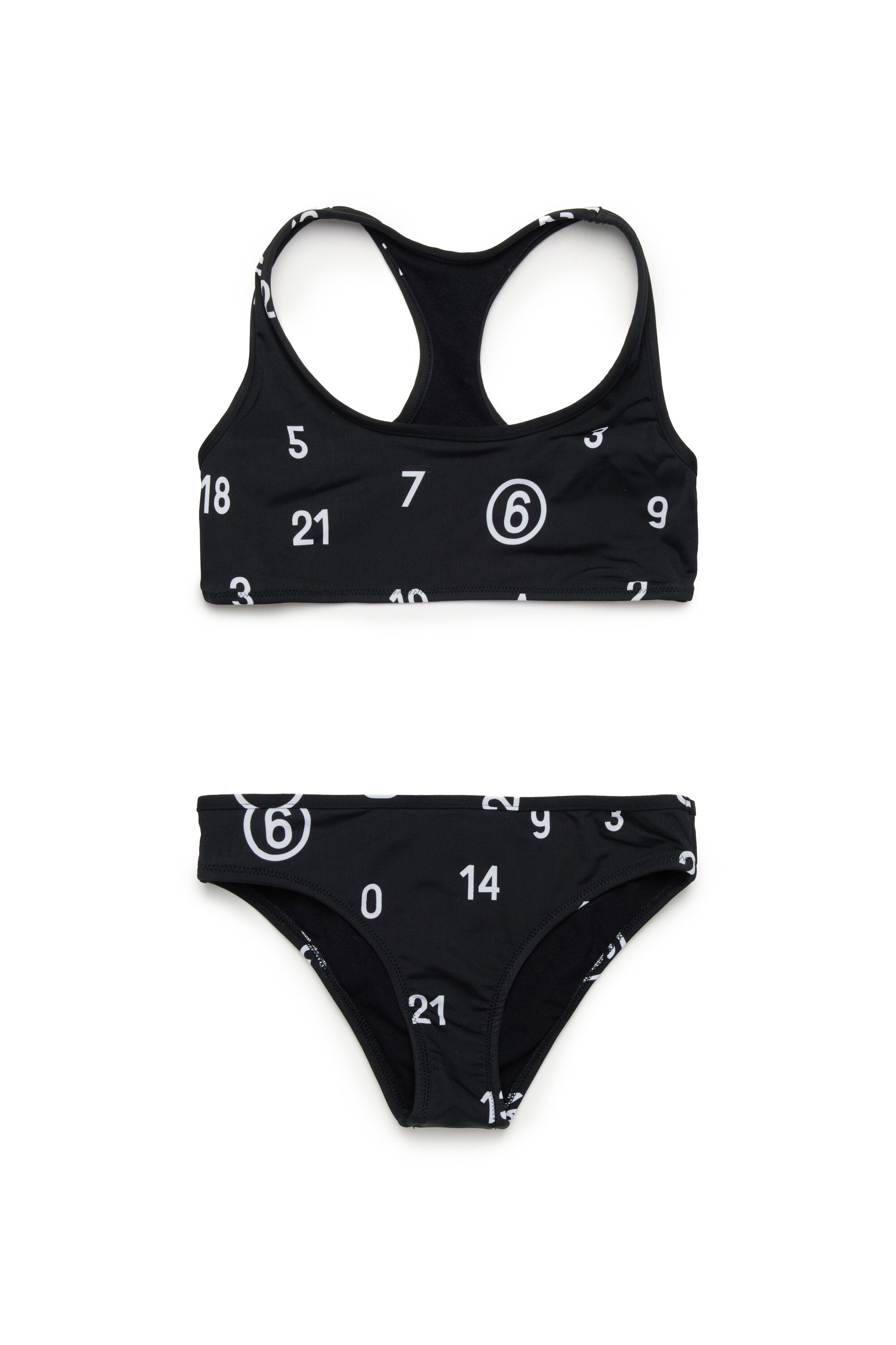 Allover Numeric logo bikini swimsuit