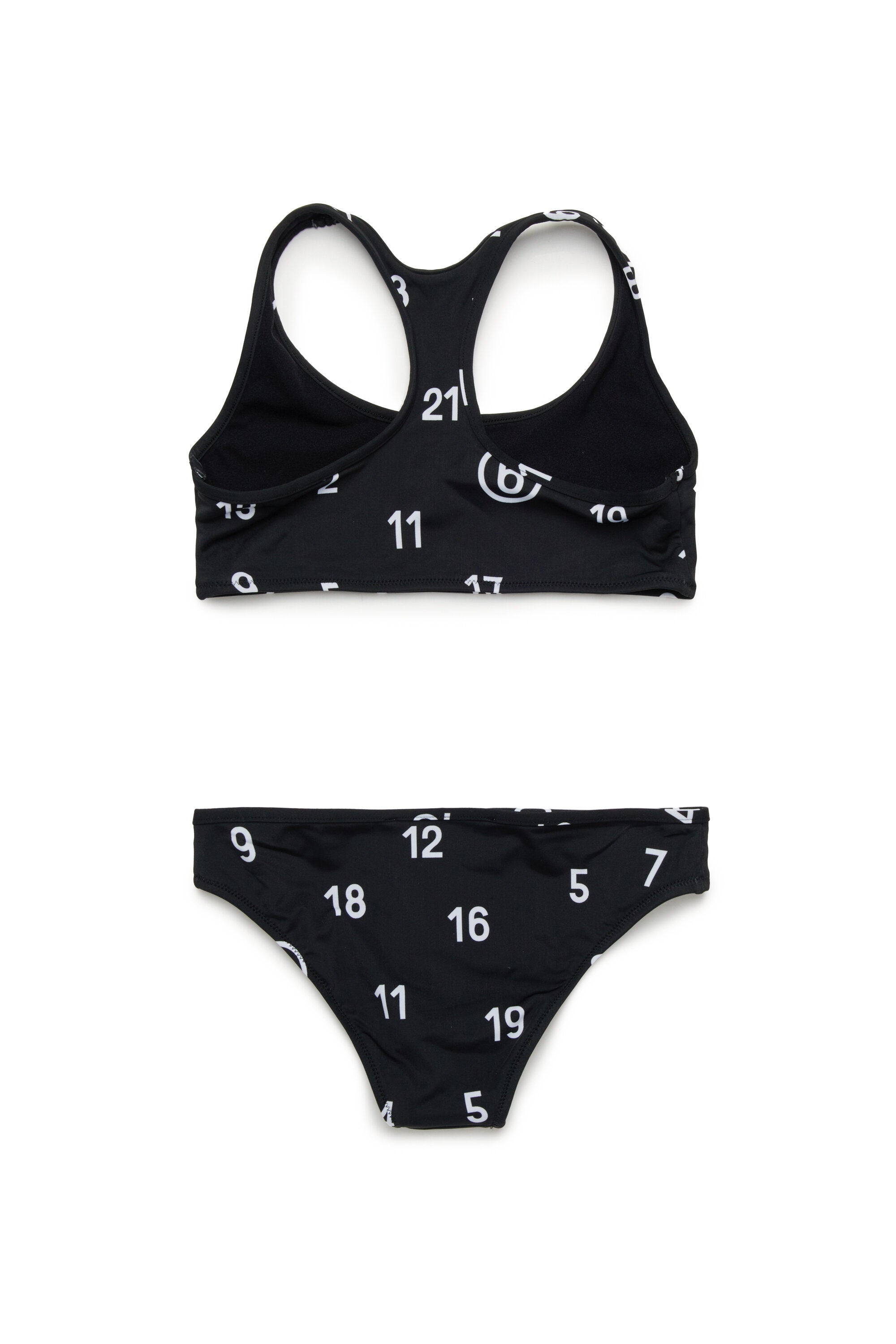 Allover Numeric logo bikini swimsuit