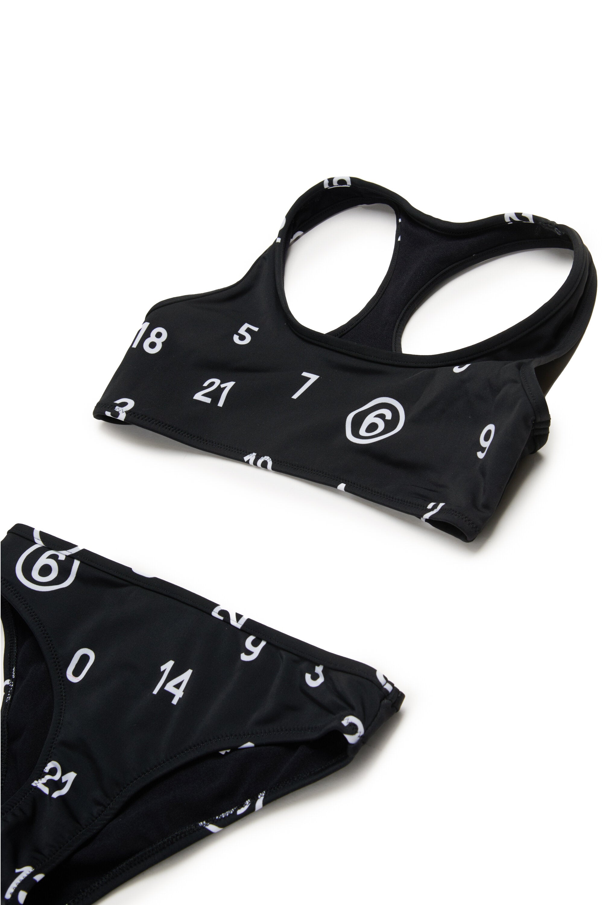 数字ロゴ入りビキニ水着