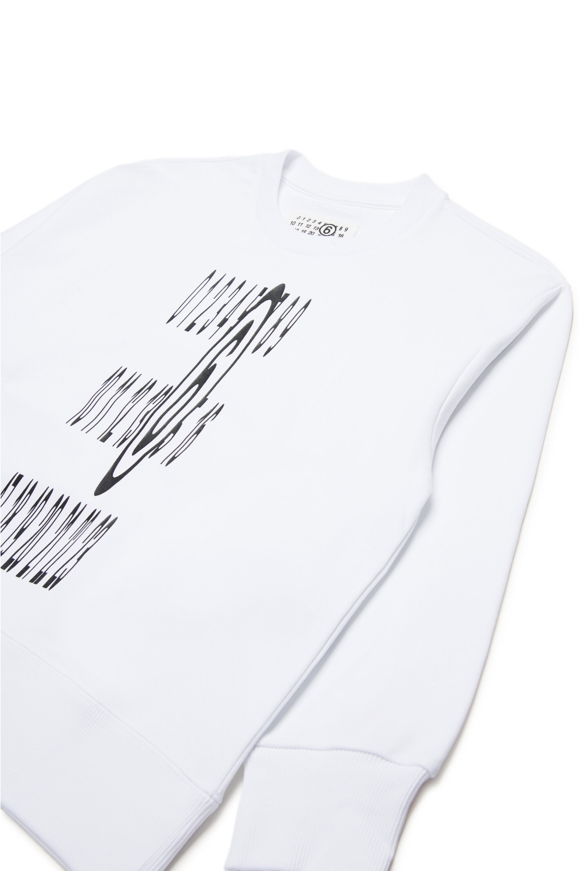 ストレッチロゴ入りクルーネックスウェットシャツ