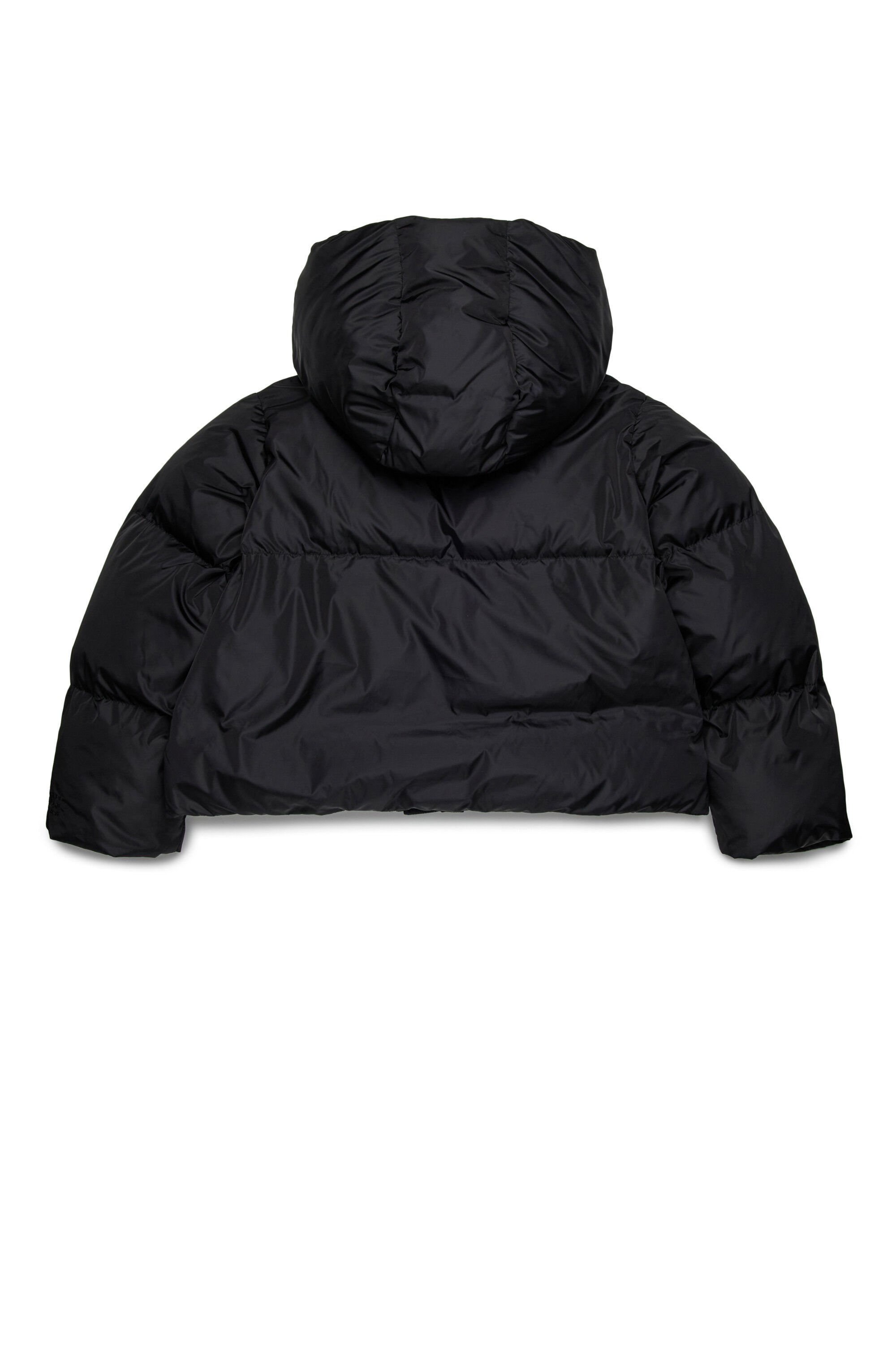 Short padded jacket with zip