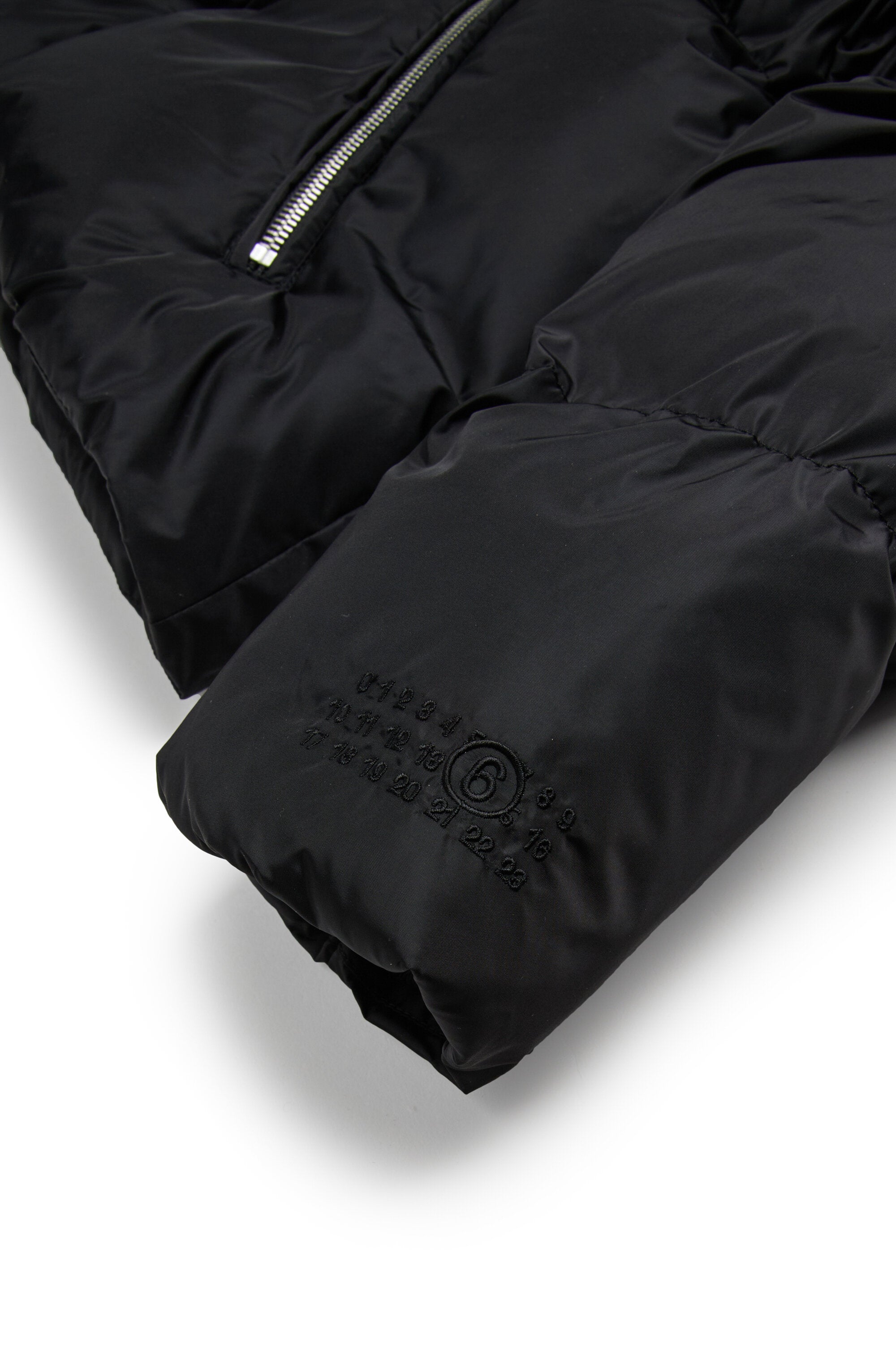 ジッパー付きショート・パッド・ジャケット