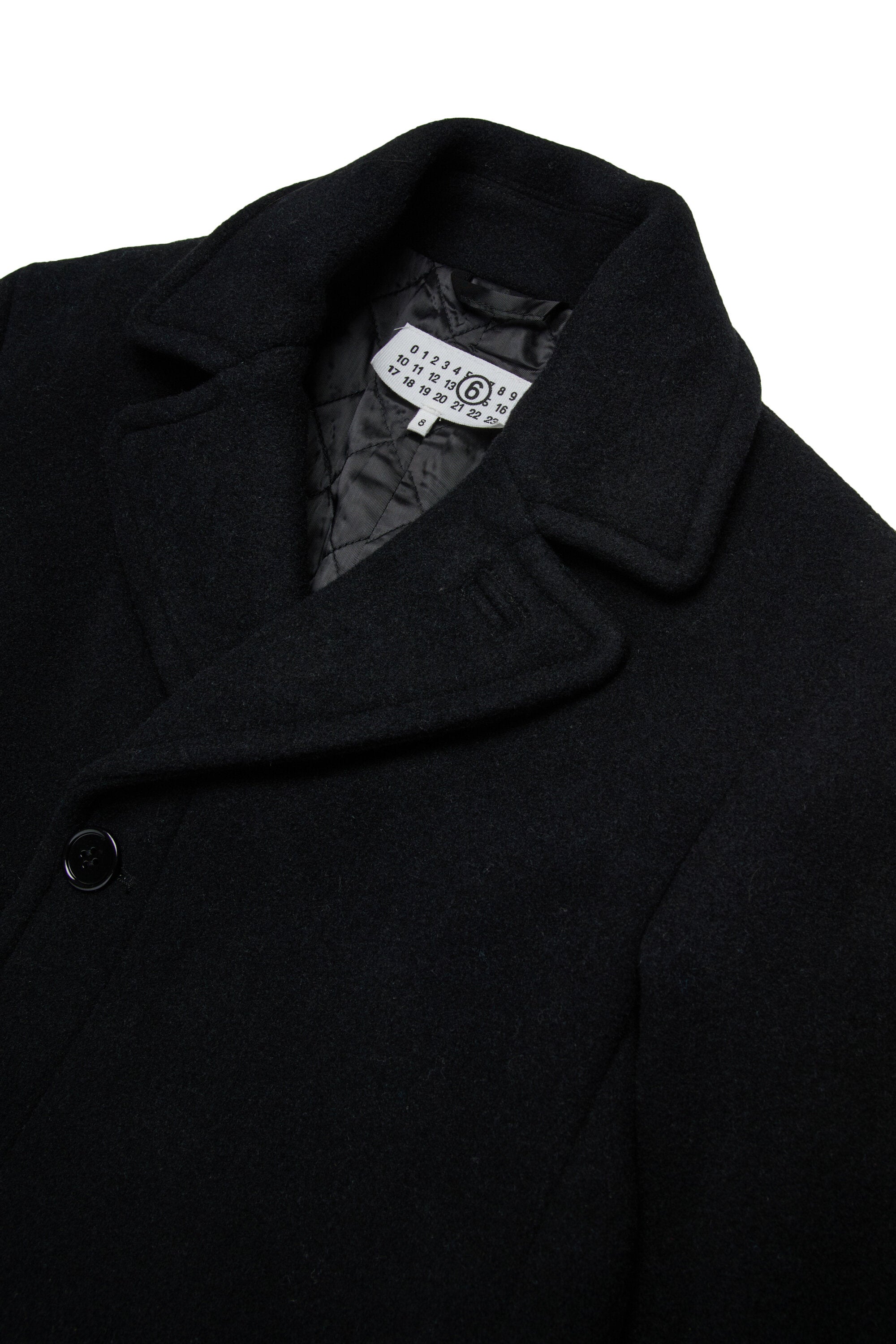 ファスナー付きショートコート