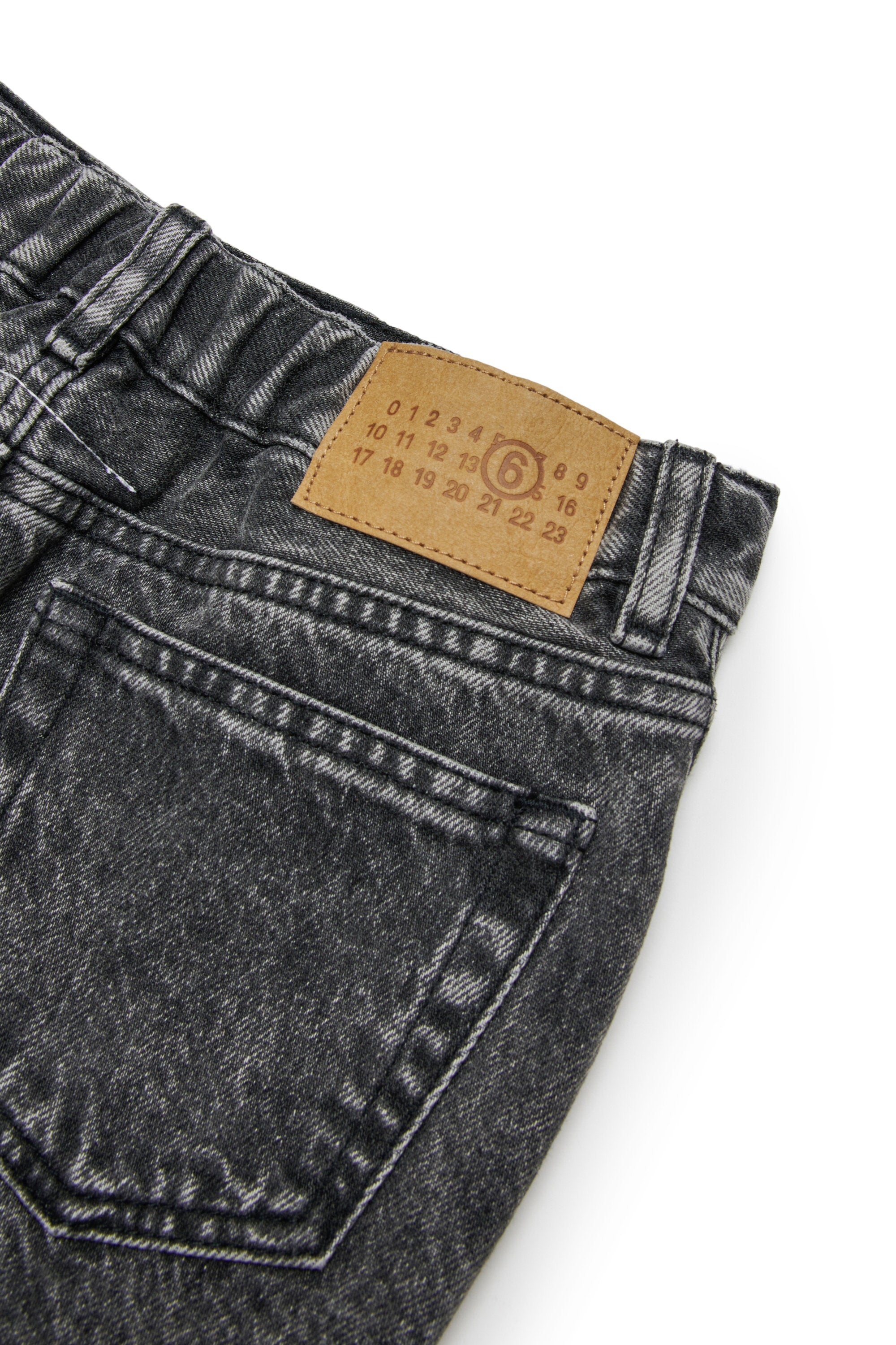 ブラック・シェード・デニム・ミニ・スカート