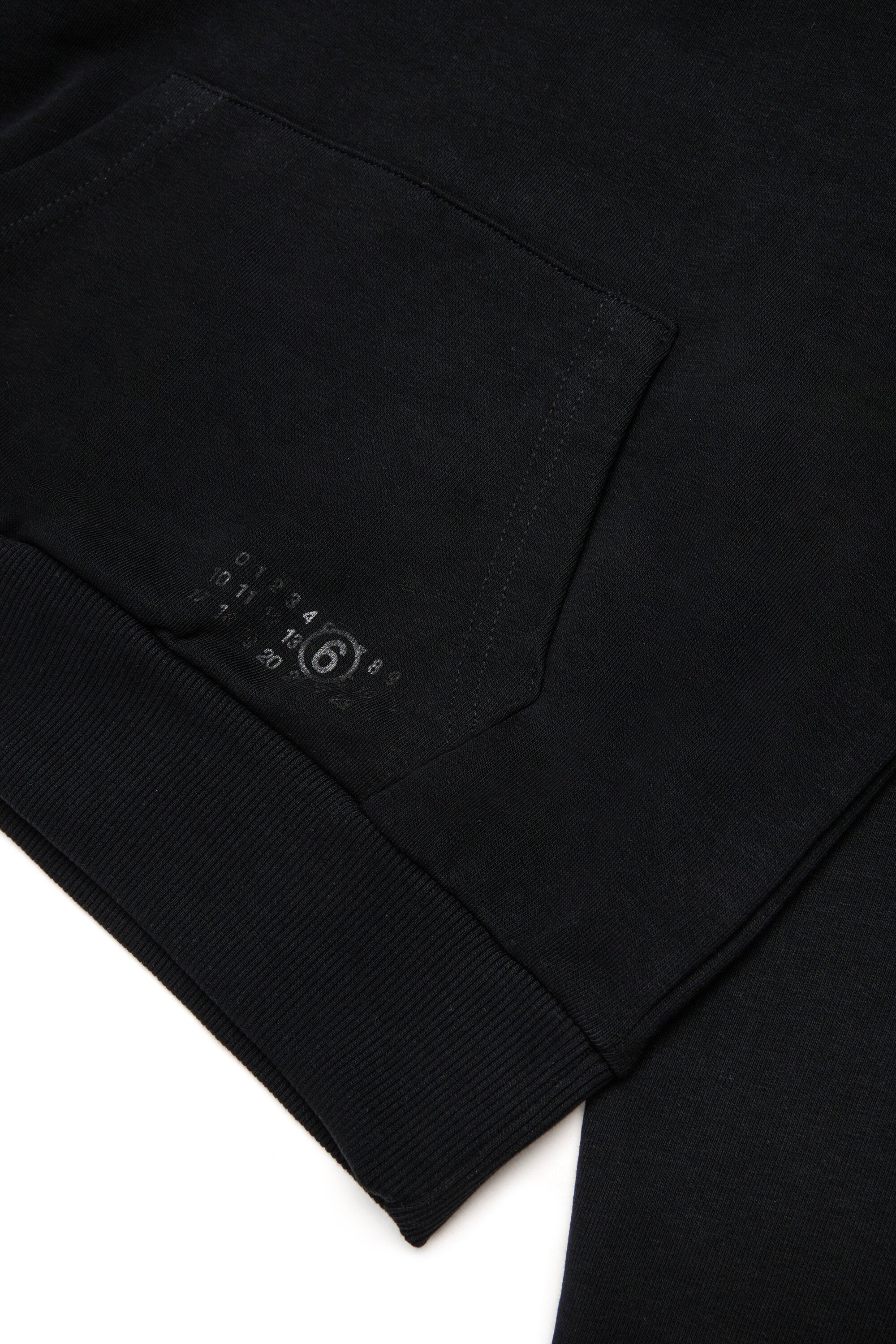 Hooded sweatshirt with zip pocket