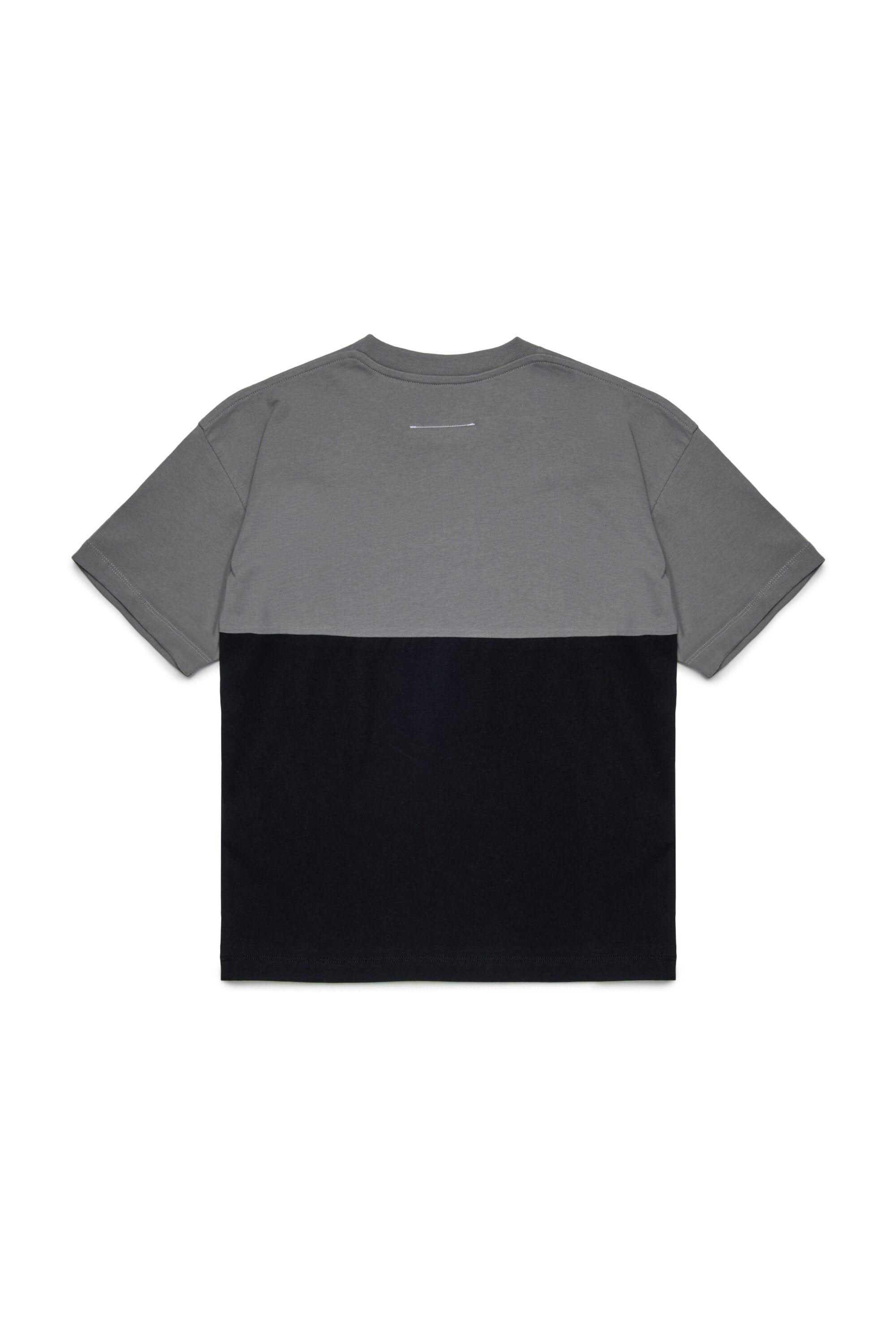 Two-color re-cut jersey T-shirt