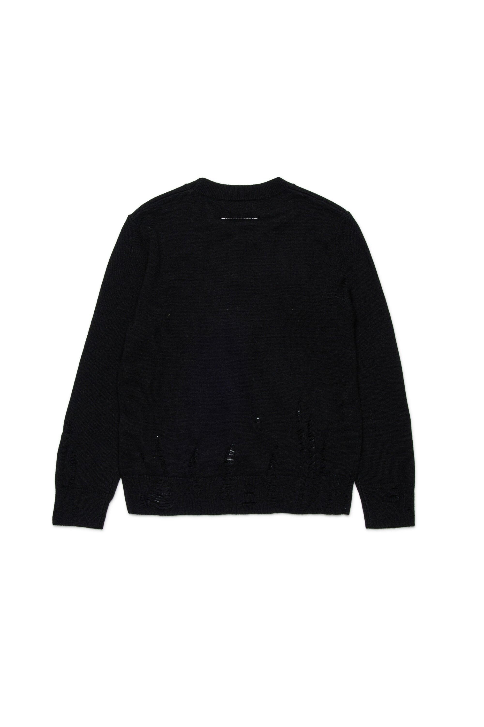 ウール混のプルオーバー。