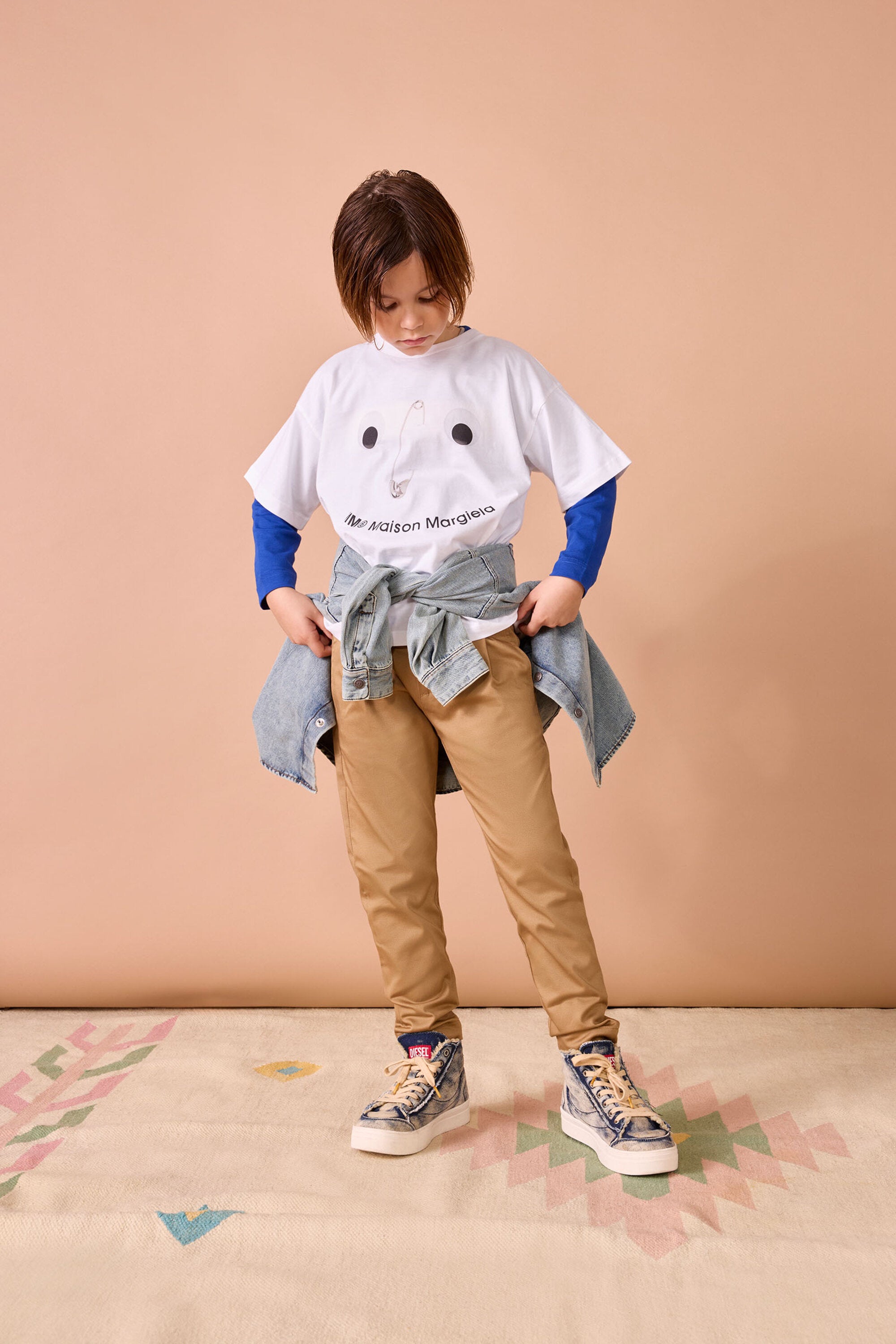 Faceロゴ入りジャージーTシャツ