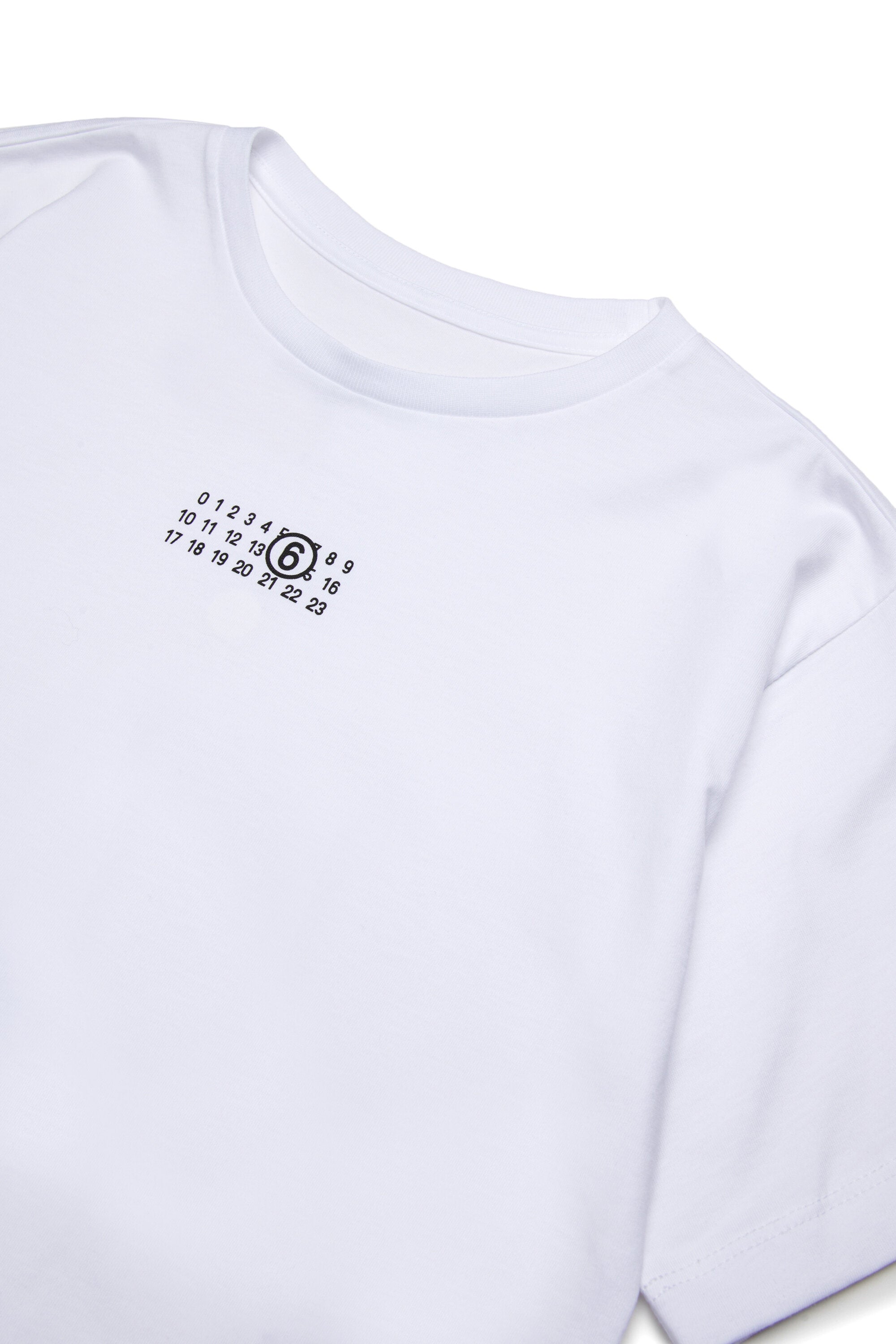 Cropped jersey T-shirt with Numeric logo