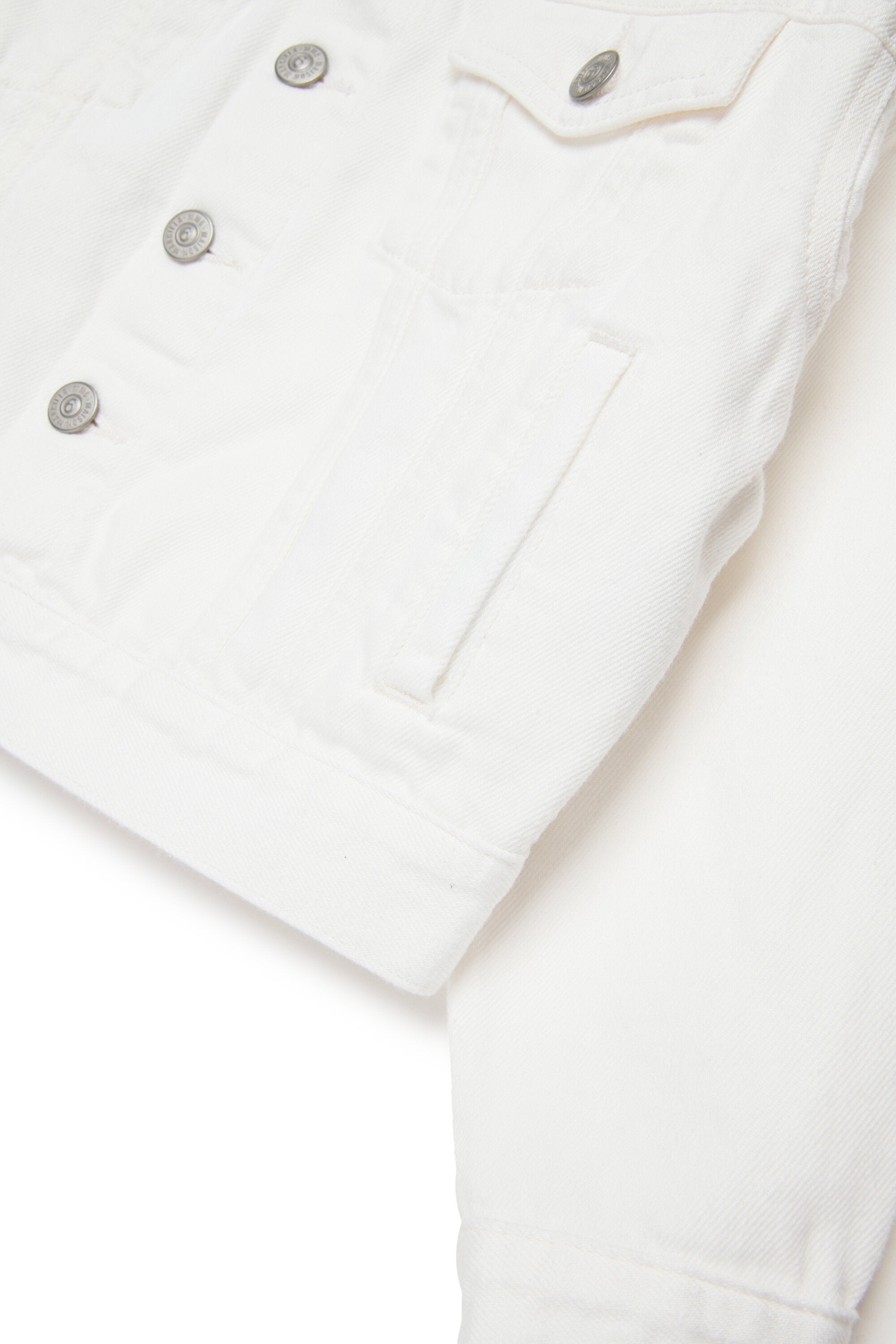 ロゴ入りデニムジャケット