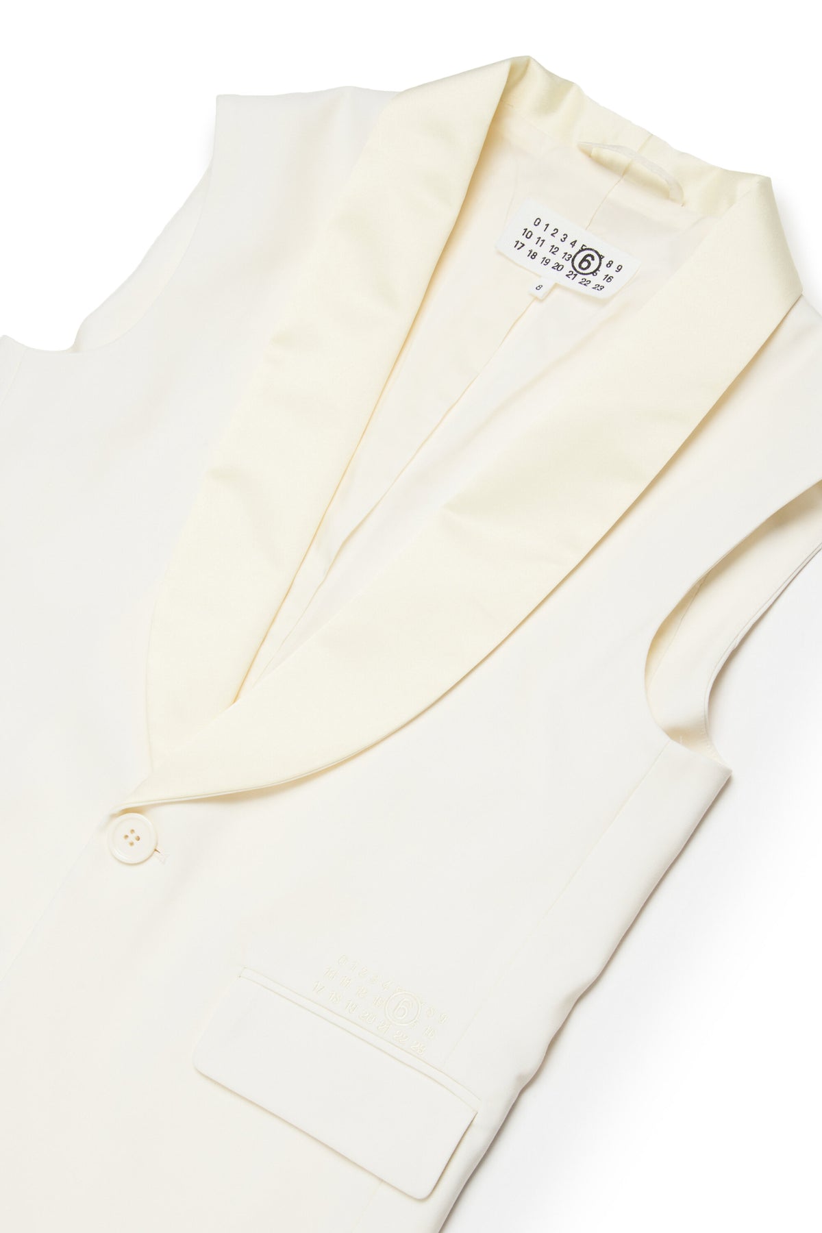 ロゴ入りノースリーブジャケット